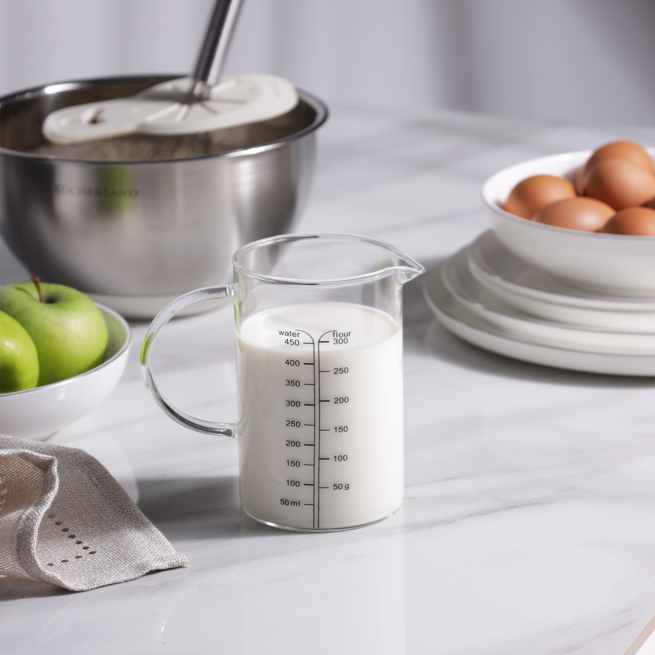 Емкость мерная, 500 мл, стекло Б, Kitchen, Scroll, image-3