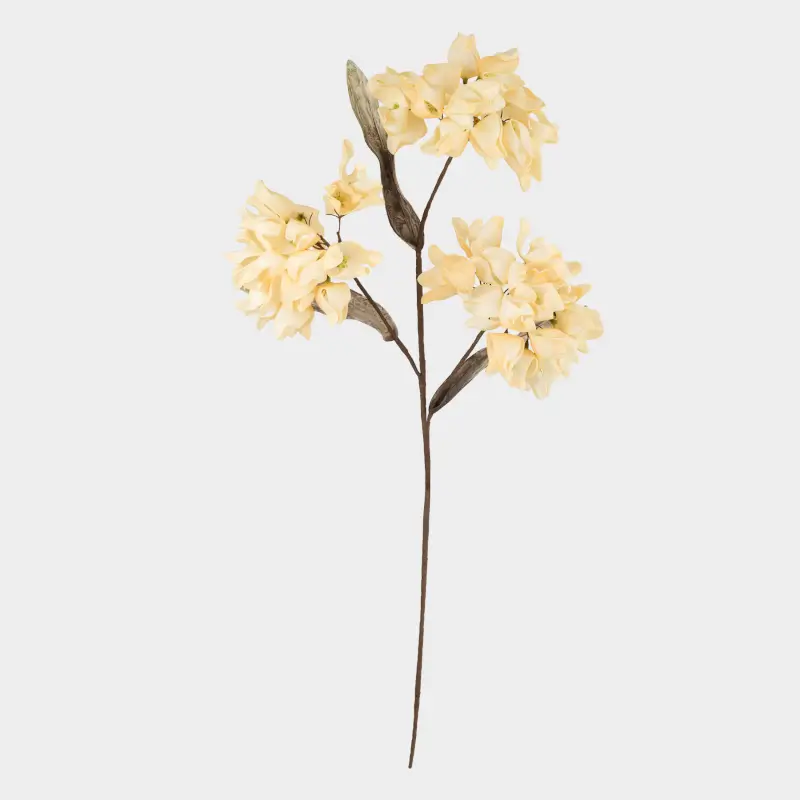 Ветка декоративная, 1 м, пластик/пенопласт, Молочная магнолия, Flower garden ,image-0