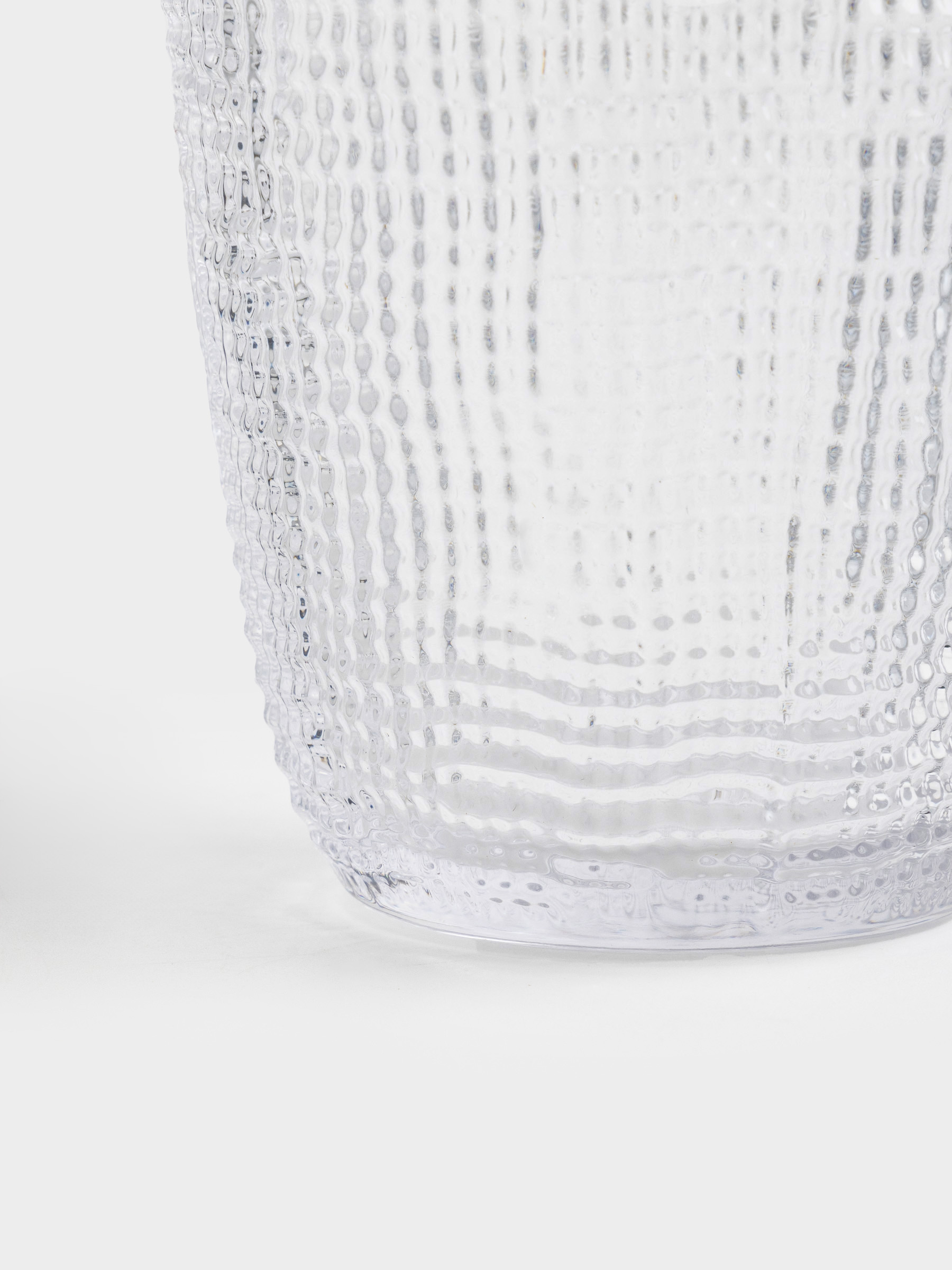 Стакан, 10 см, 320 мл, стекло Р, с серебристым кантом, Grain silver, image-3