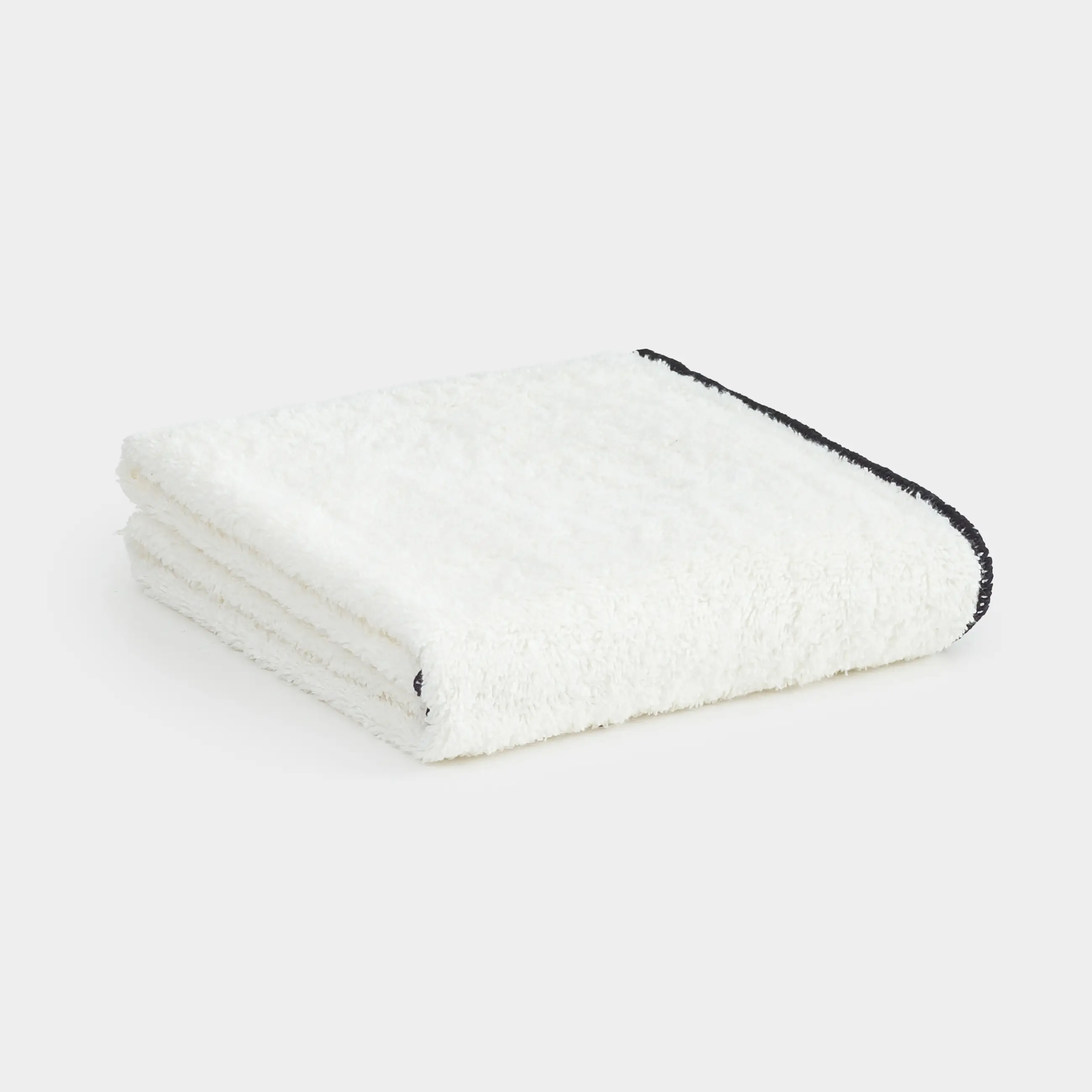 Сүлгі, 50х90 см, мақта, сарғылт-қоңыр, Қара жиек, Frotte cotton