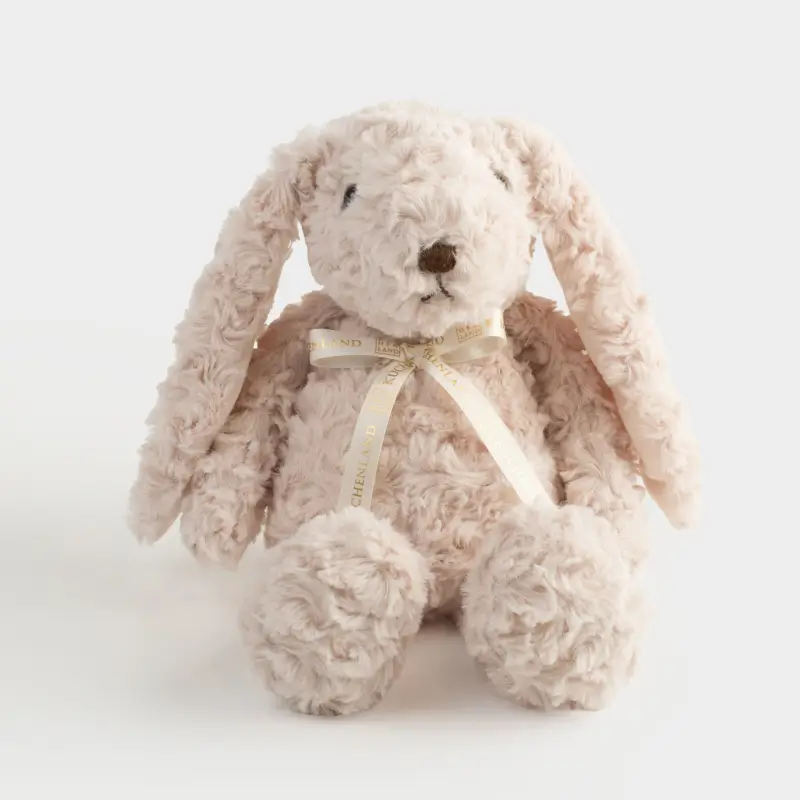 Игрушка, 33 см, мягкая, полиэстер, молочная, Кролик с сердцем, Rabbit ,image-0