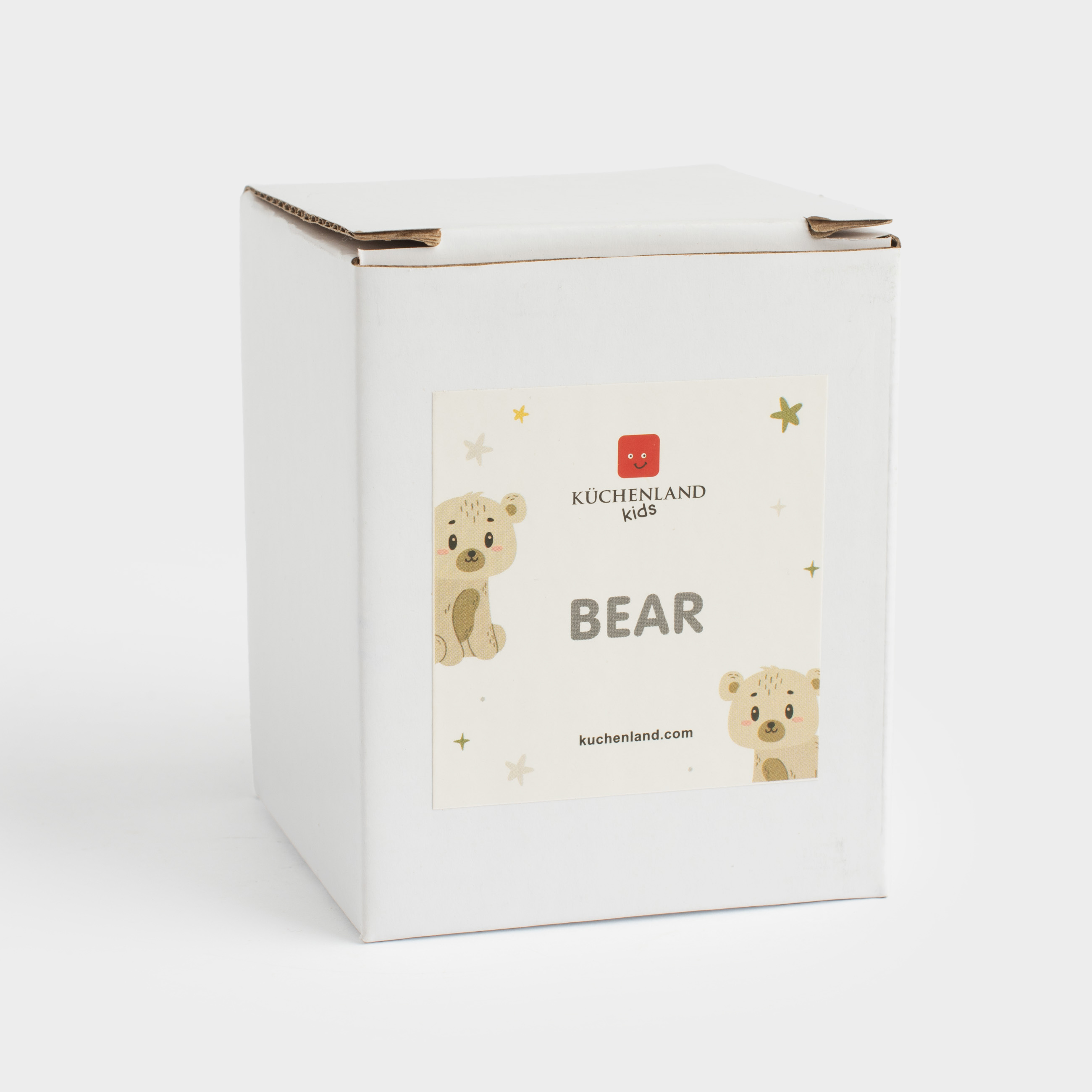 Статуэтка, 8 см, фарфор P, молочно-золотистая, Мишка, Bear, image-5