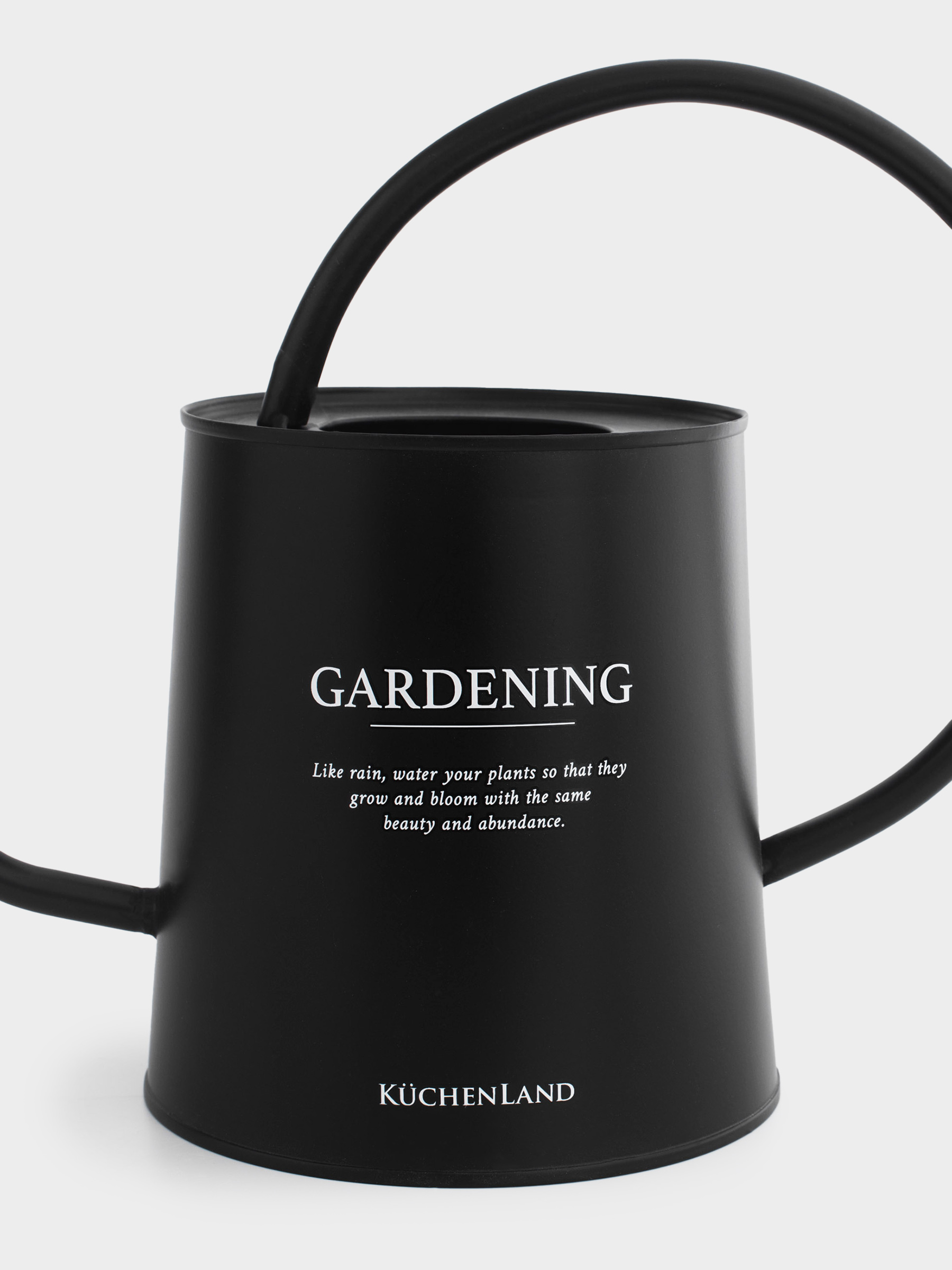 Құйғыш, 2л, металл, қара, Gardening, image-4