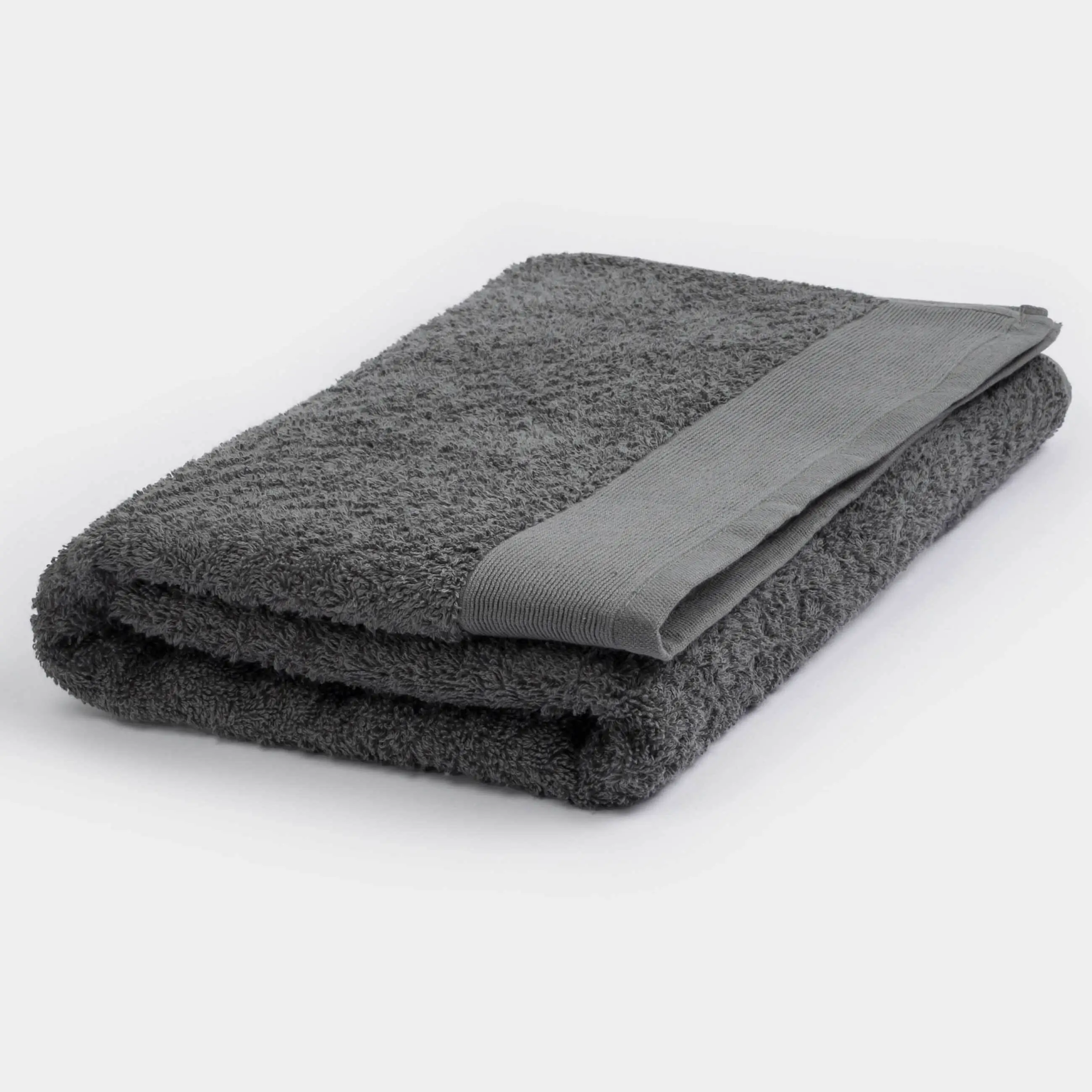 Полотенце, 70х140 см, хлопок, серое, Vari cotton