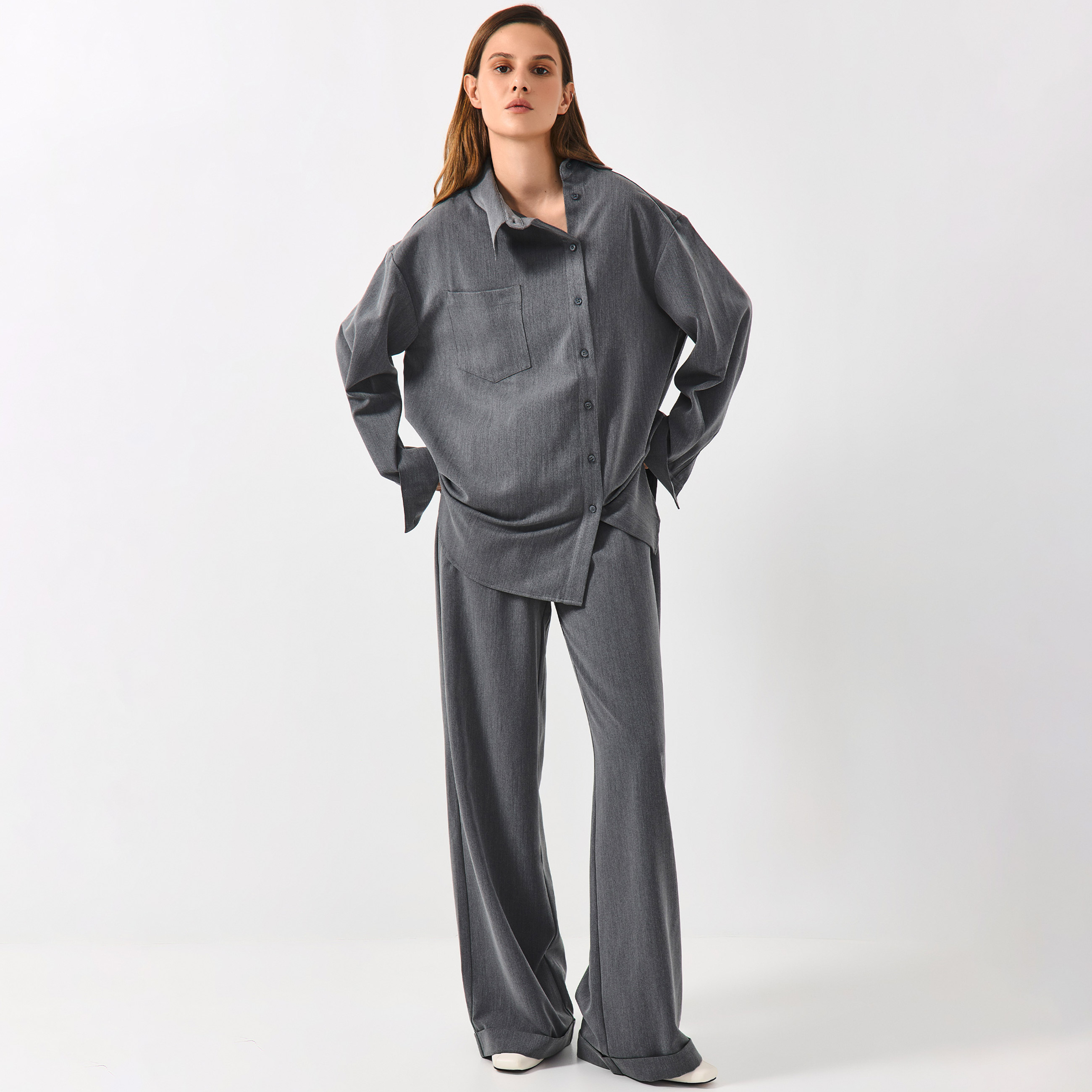 Брюки серые, Sabrina