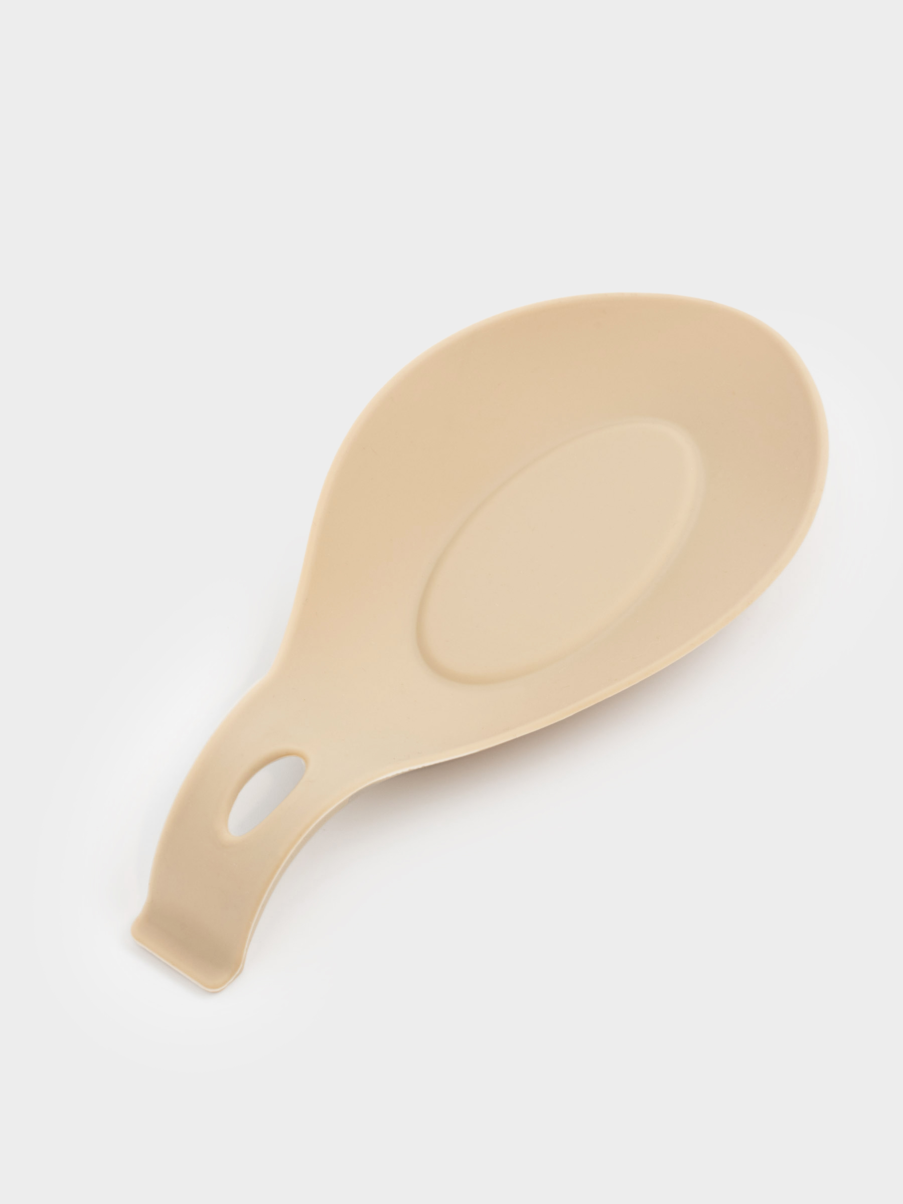 Подставка под ложку, 20 см, силикон, бежевая, Benefit, image-3