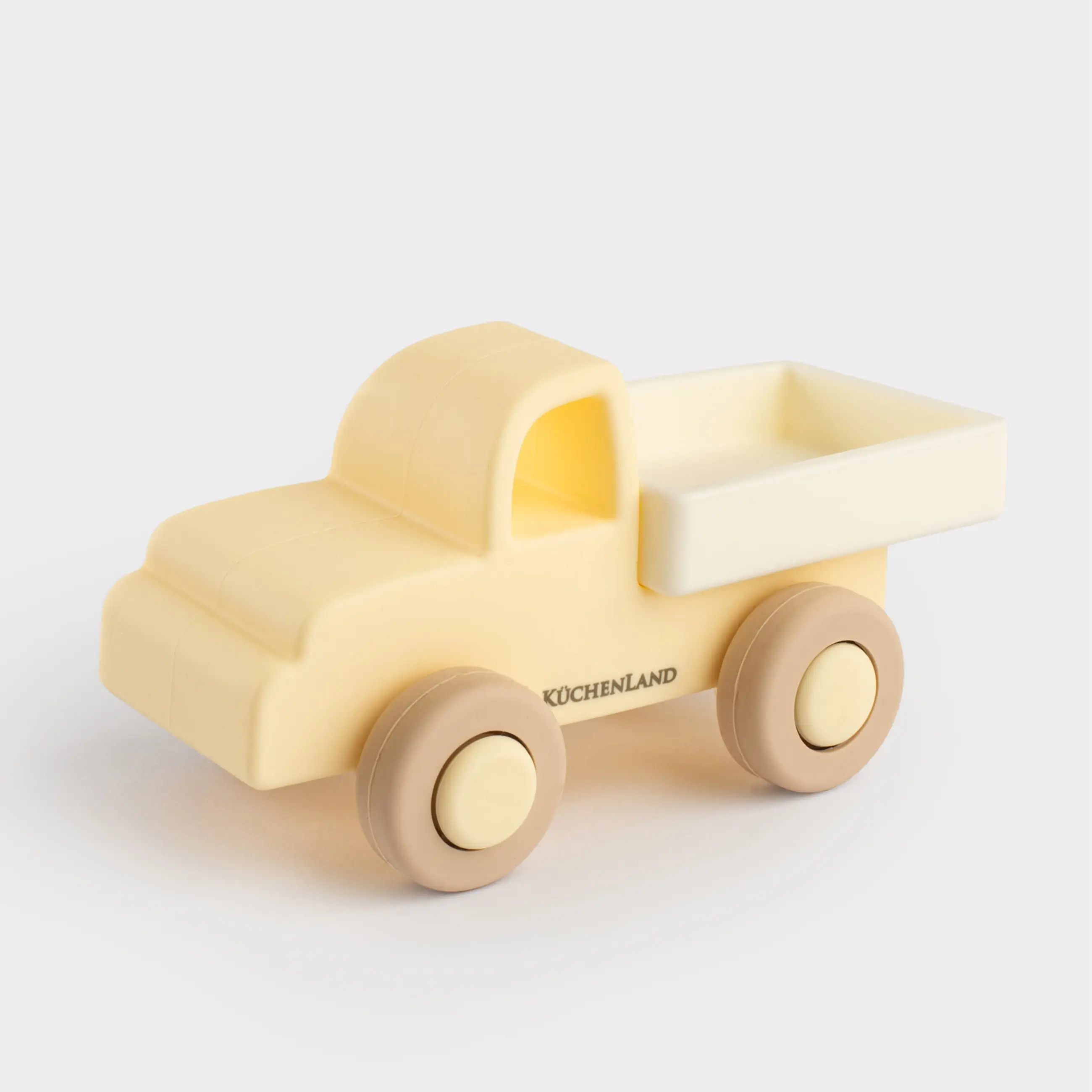 Игрушка, 11х6 см, силикон, бежевая, Грузовик, Kiddy