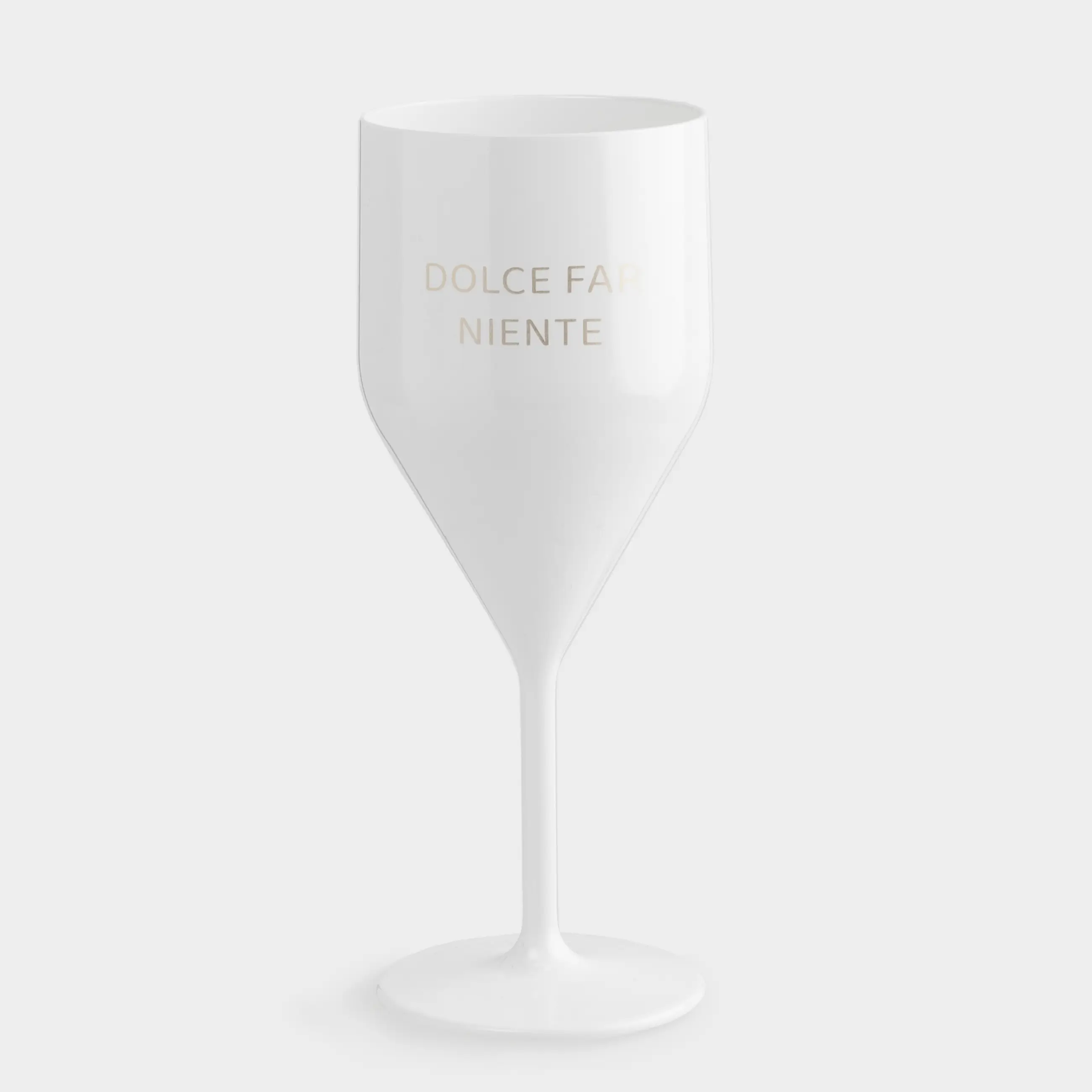 Шарап стақаны, 400 мл, пластик, ақ, Dolce far niente, Course