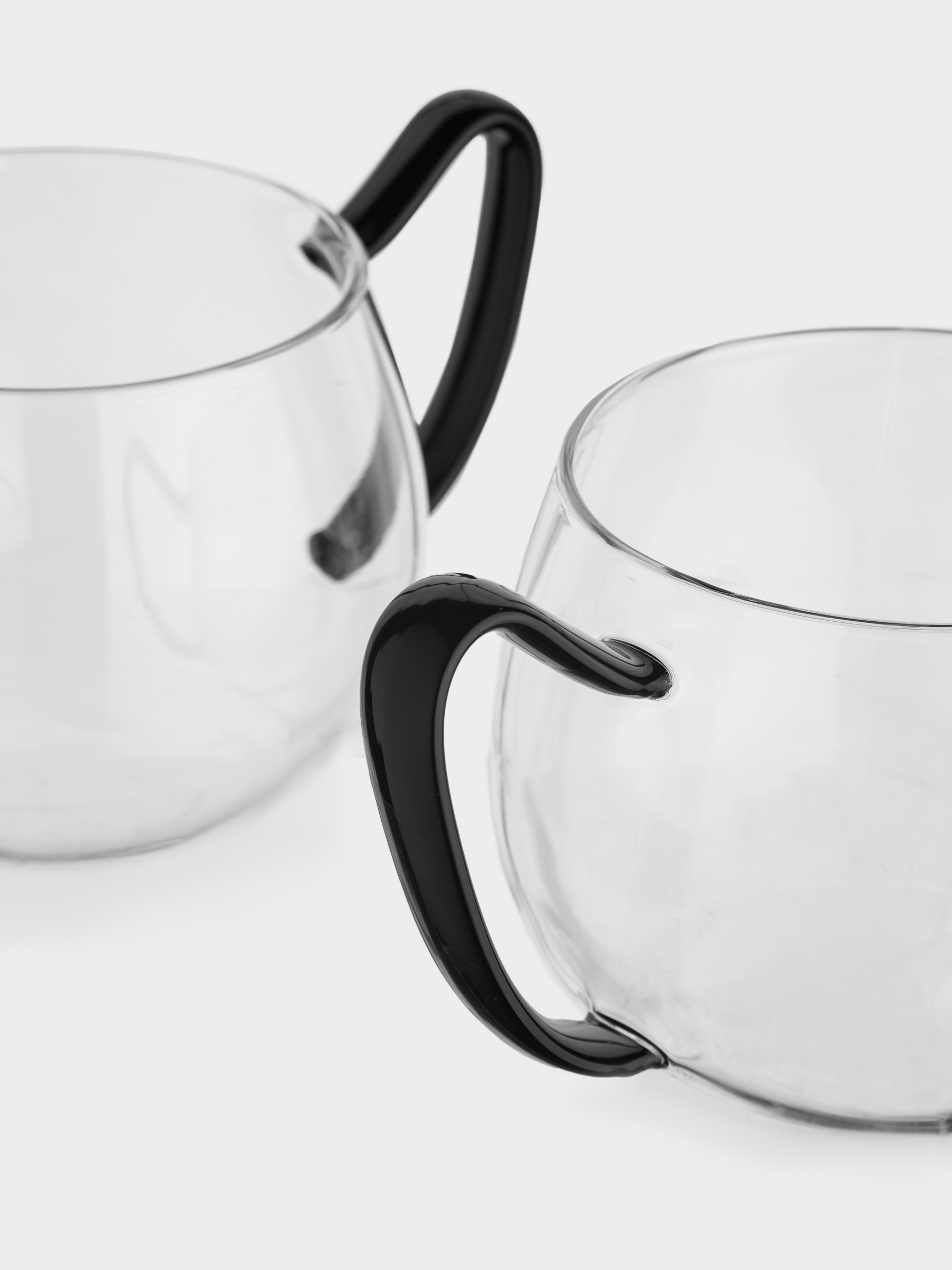 Саптыаяқ, 400 мл, 2 дана, шыны Б, қара тұтқа, Affogato, image-4