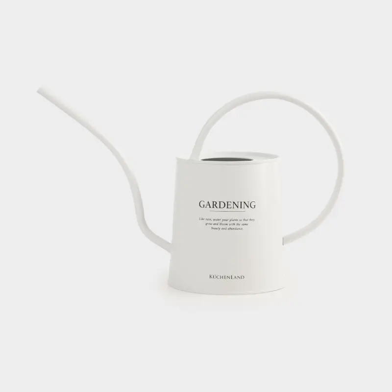 Лейка, 1,8 л, металл, молочная, Gardening ,image-0