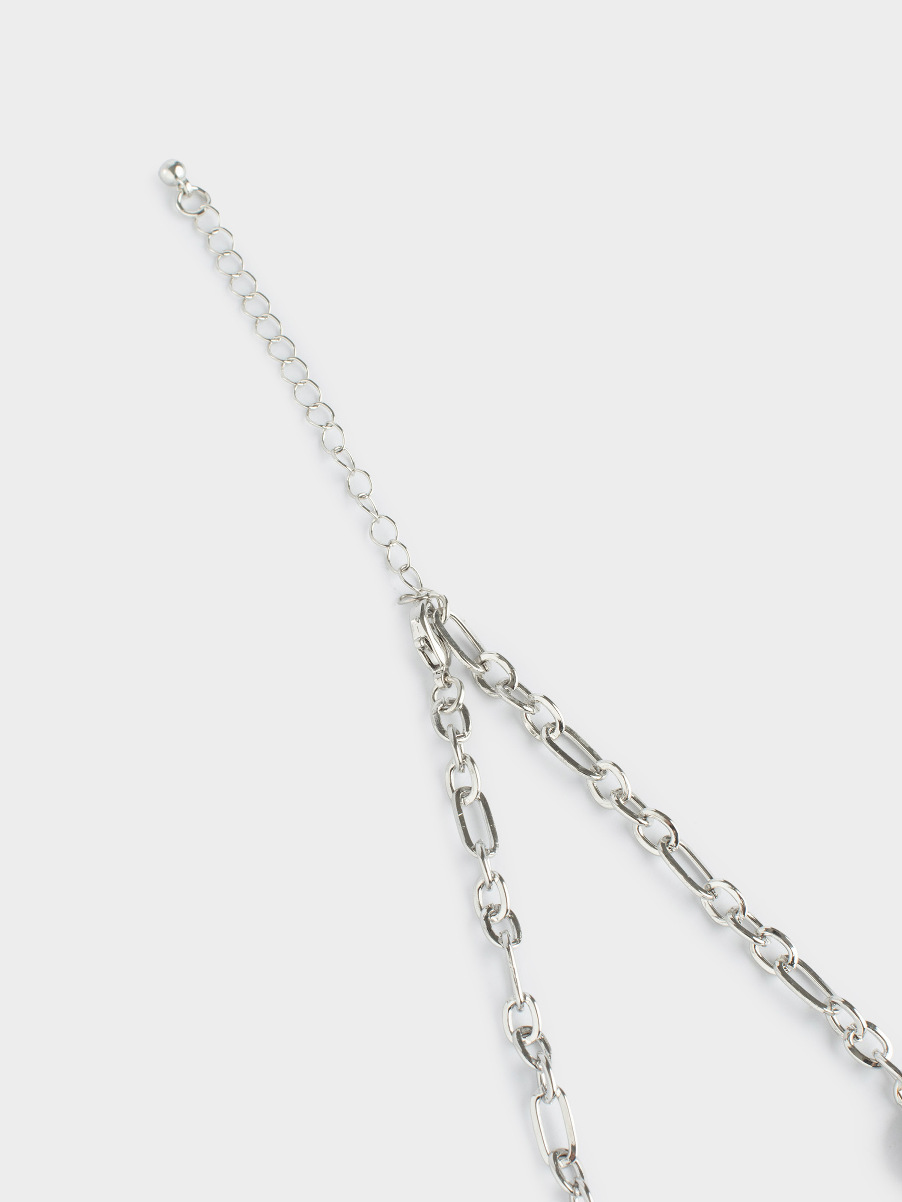 Колье, 52 см, металл, серебристое, Объемные круги, Jewelry, image-4
