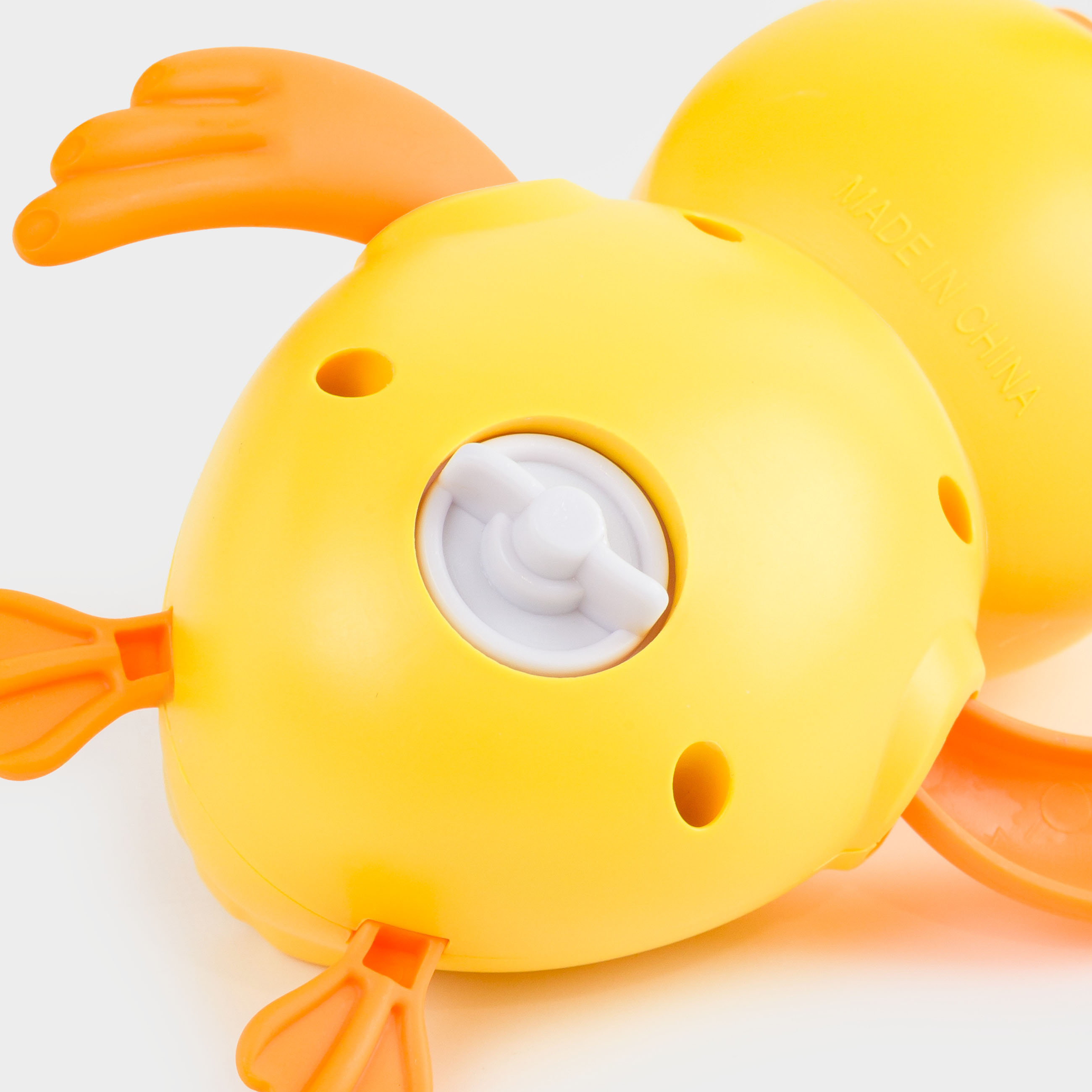 Игрушка для купания, 14 см, заводная, пластик, желтая, Утенок, Duck yellow, image-5