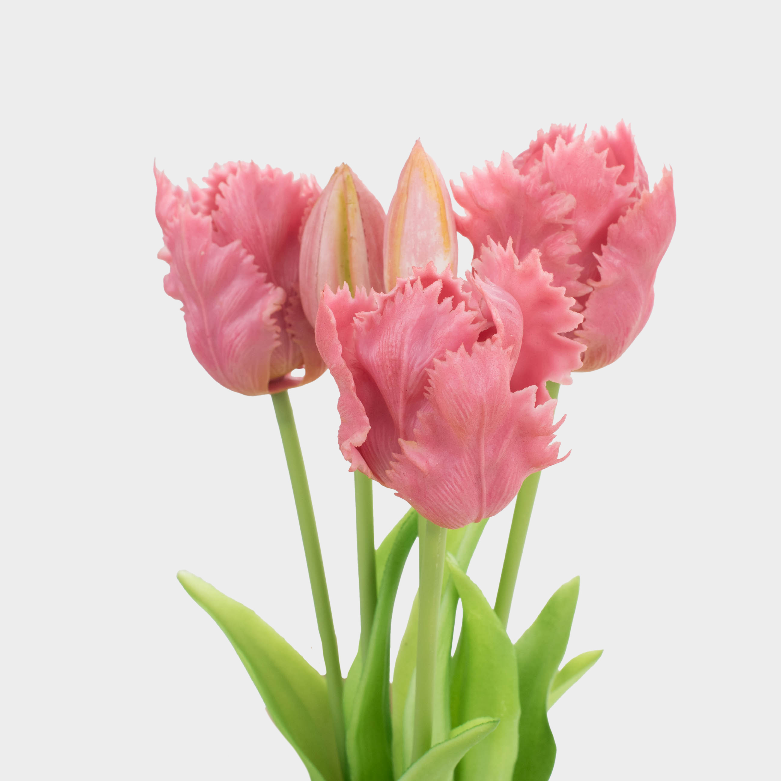 Жасанды гүл шоғы, 40 см, ТЭП, Сары қызғалдақтар, Tulip garden, image-2