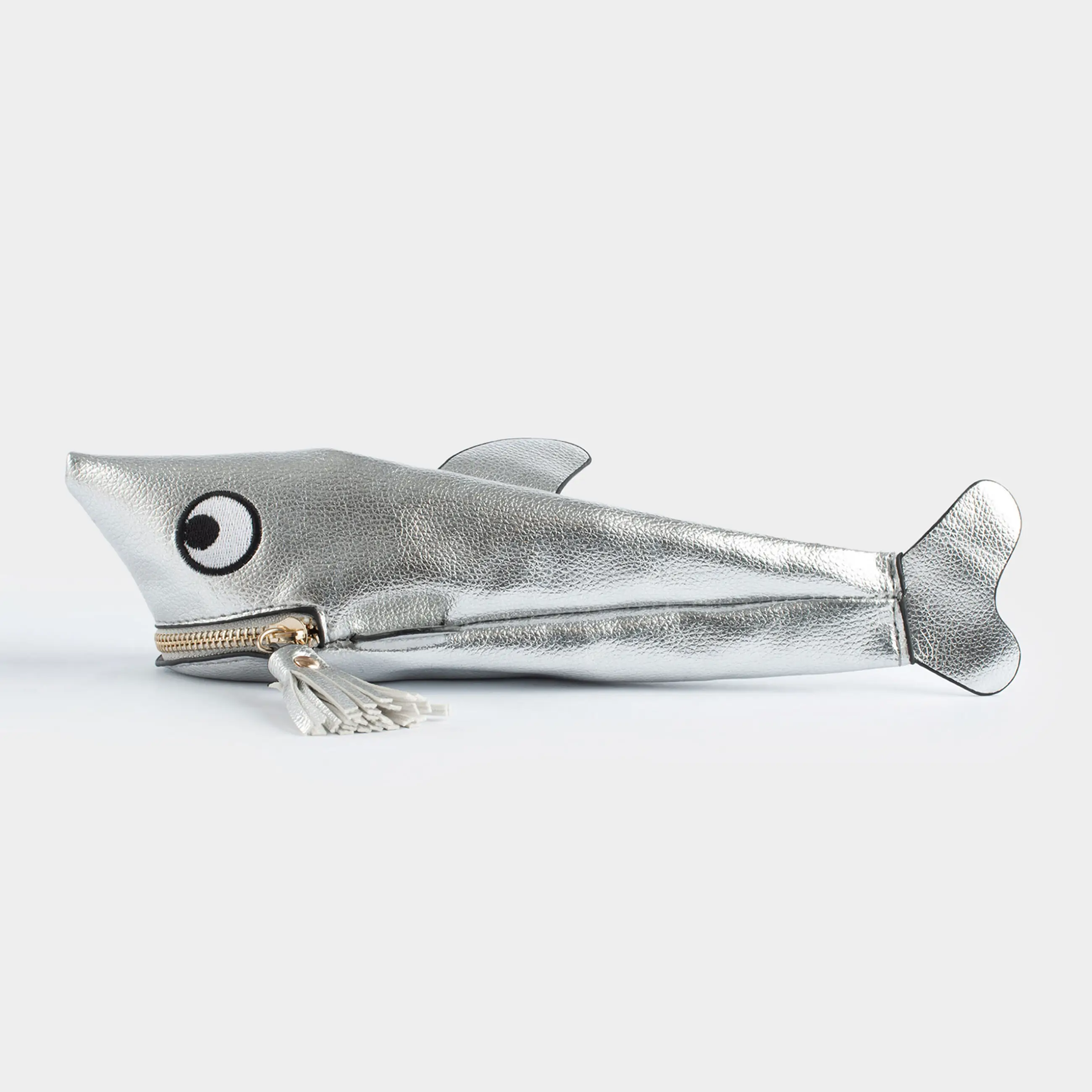 Қаламсауыт, 25х9 см, полиуретан, күміс, Акула, Aquatic animals