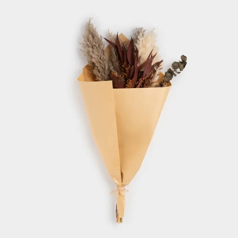 Букет декоративный, 48 см, сухоцветы, Разнотравье, Dried flower ,image-0