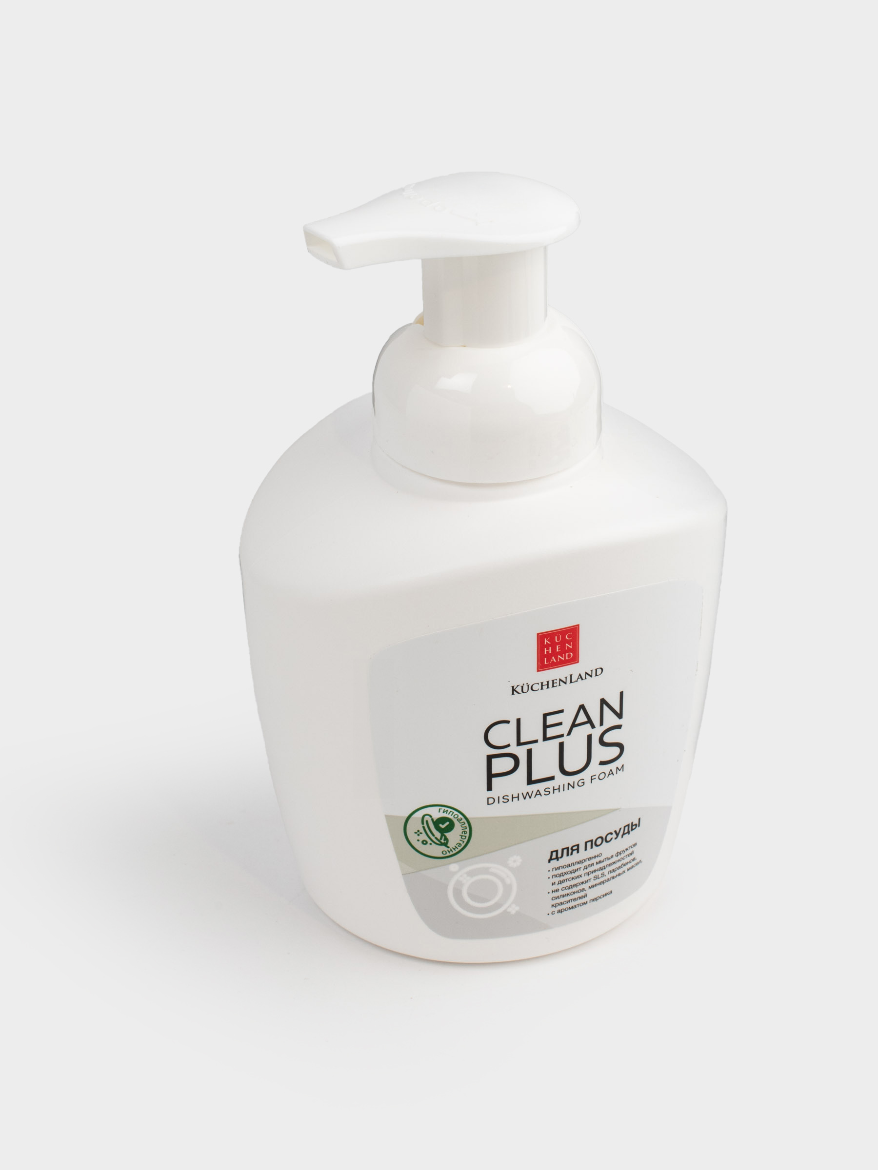 Ыдыс жууға арналған көбік, 400 мл, Шабдалы, Clean plus, image-1