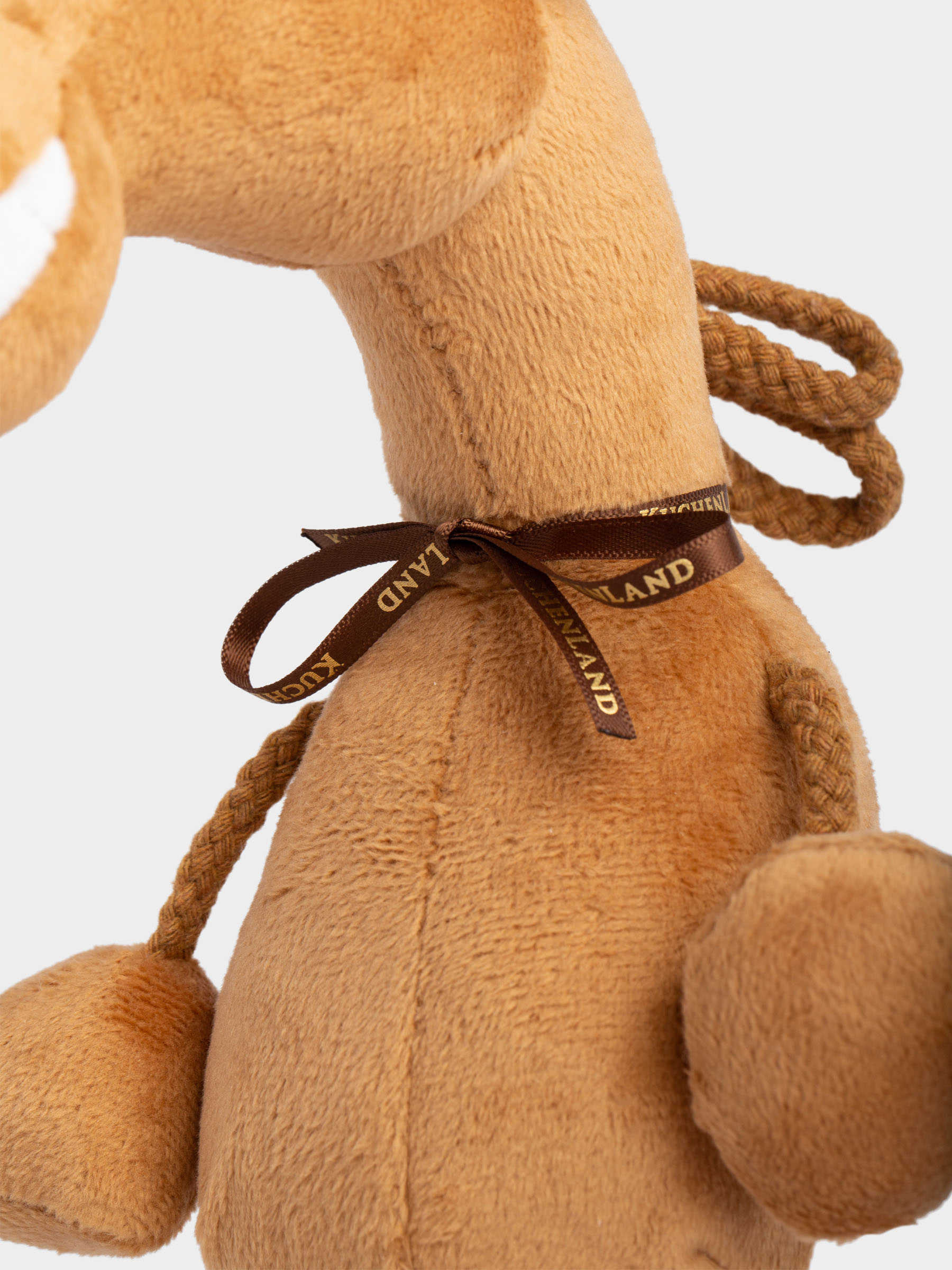 Игрушка, 30 см, мягкая, полиэстер, коричневая, Конь, Horse toy, image-3
