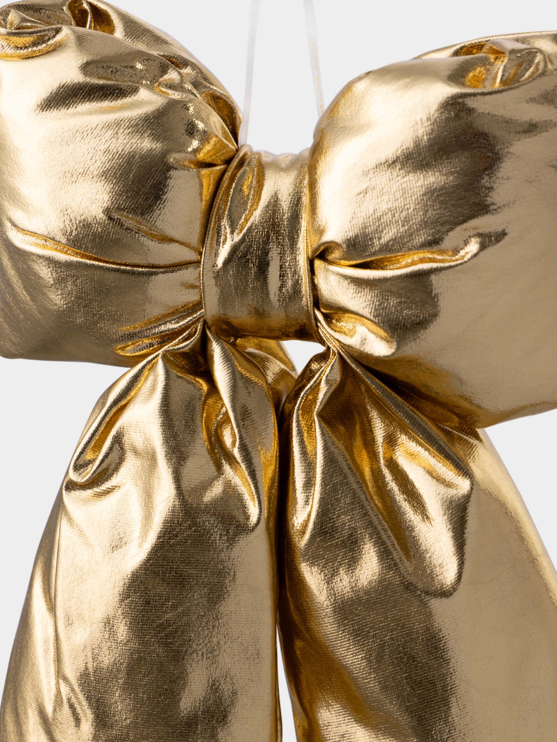 Украшение декоративное, 26 см, полиэстер, золотистое, Бант, Vogue bow, image-1
