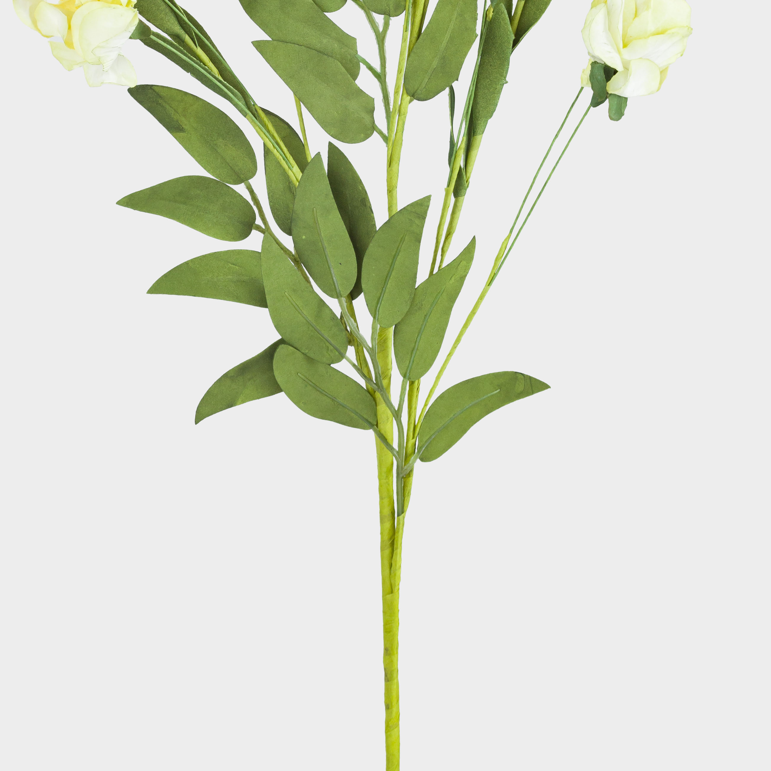 Ветка декоративная, 80 см, бумага/пенопласт, Желтые бутоны, Flower garden, image-1