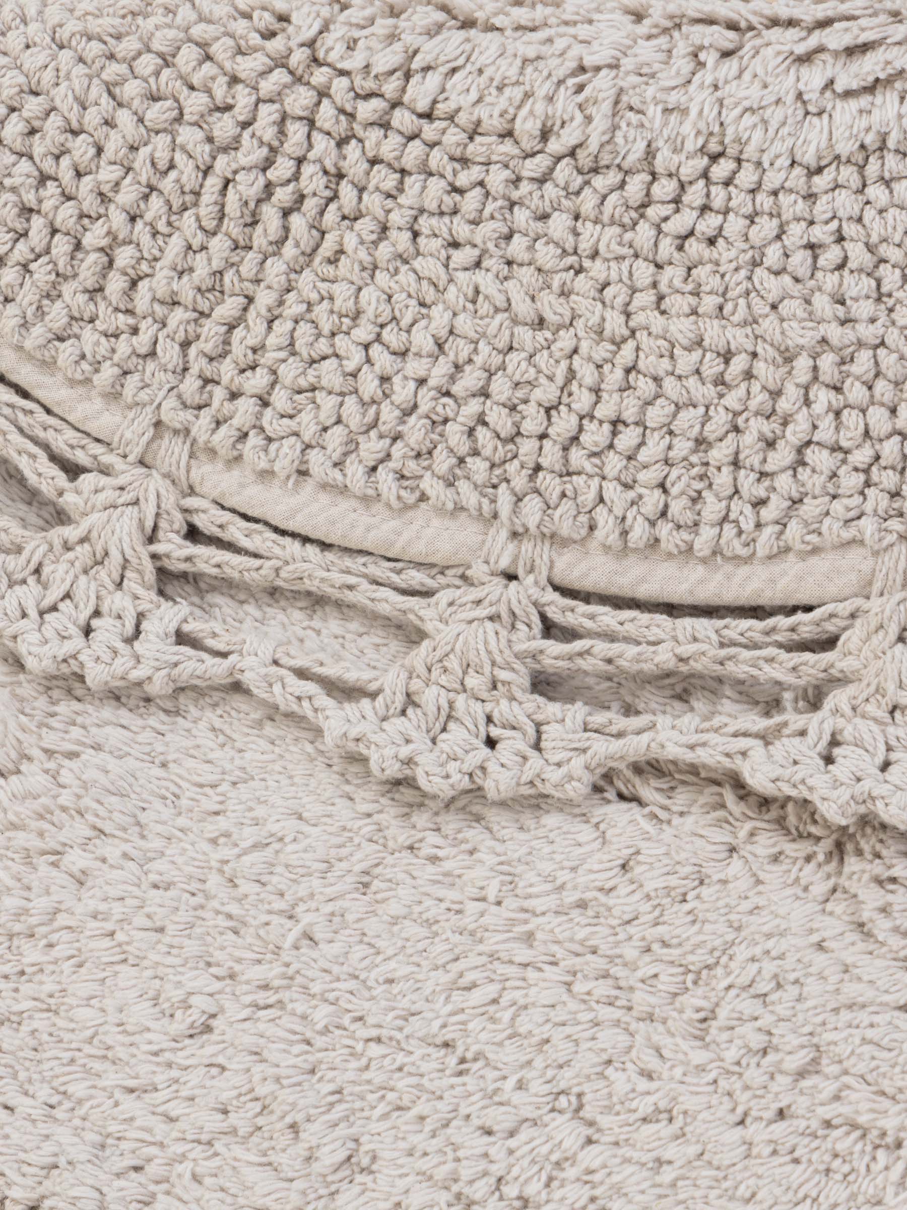 Кілемше, 60x100 см, мақта, бежевый, Шілтер, Knit, image-3
