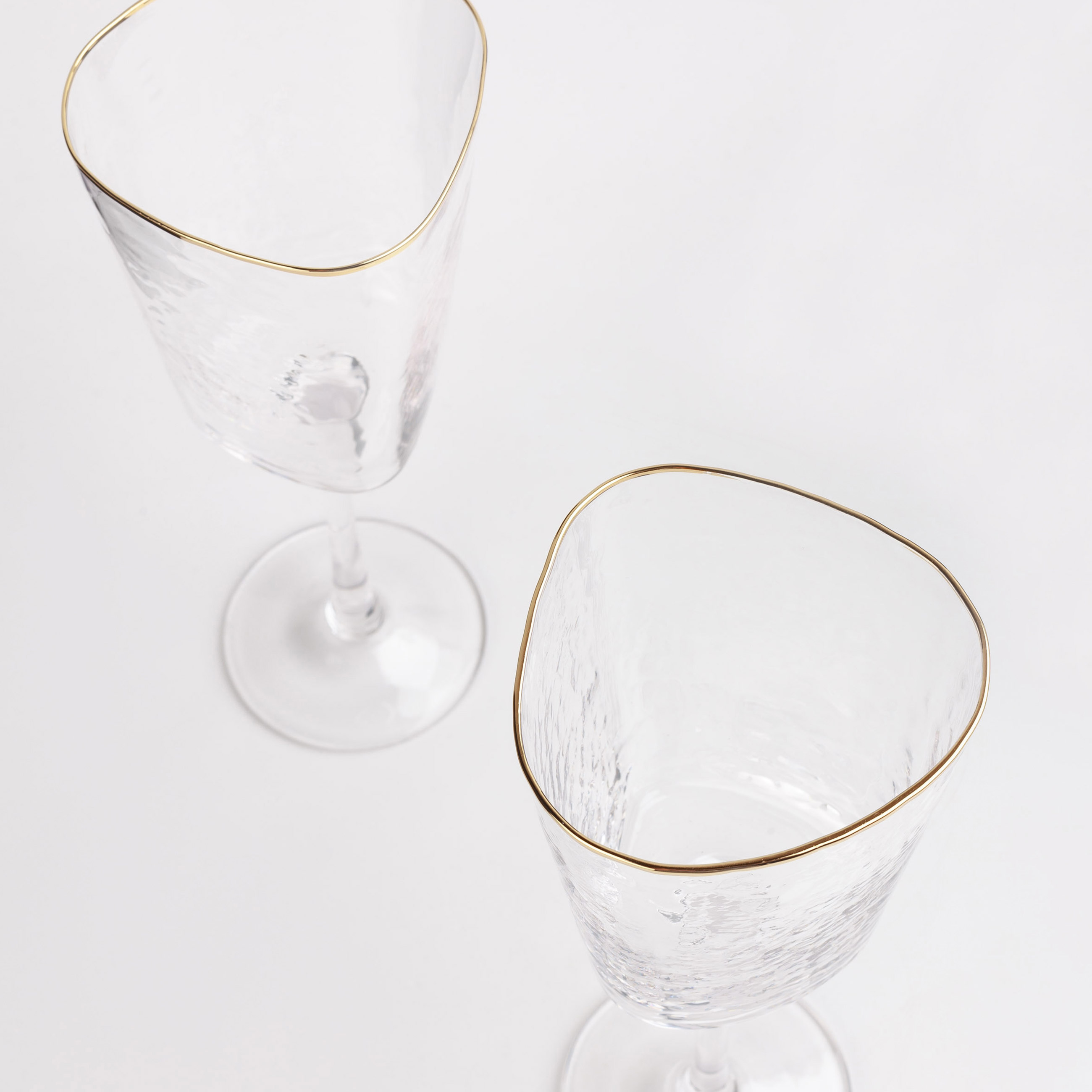 Бокал для вина, 300 мл, 2 шт, стекло, с золотистым кантом, Triangle Gold, image-3