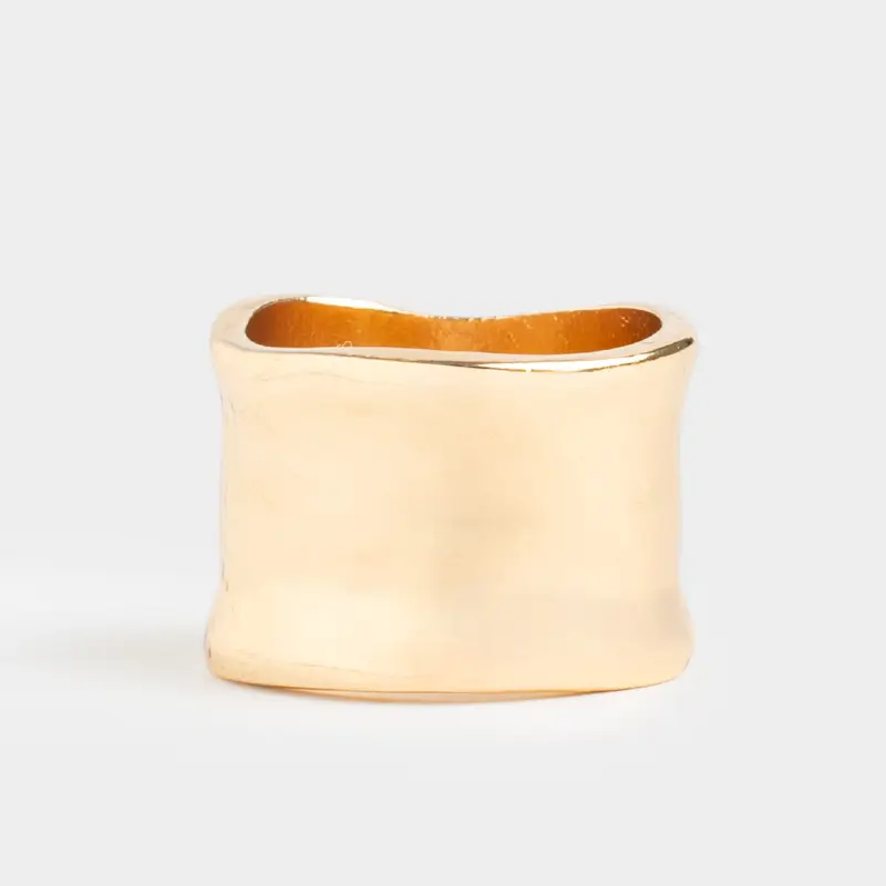 Кольцо, 2 см, единый размер, металл, золотистое, Jewelry ,image-0
