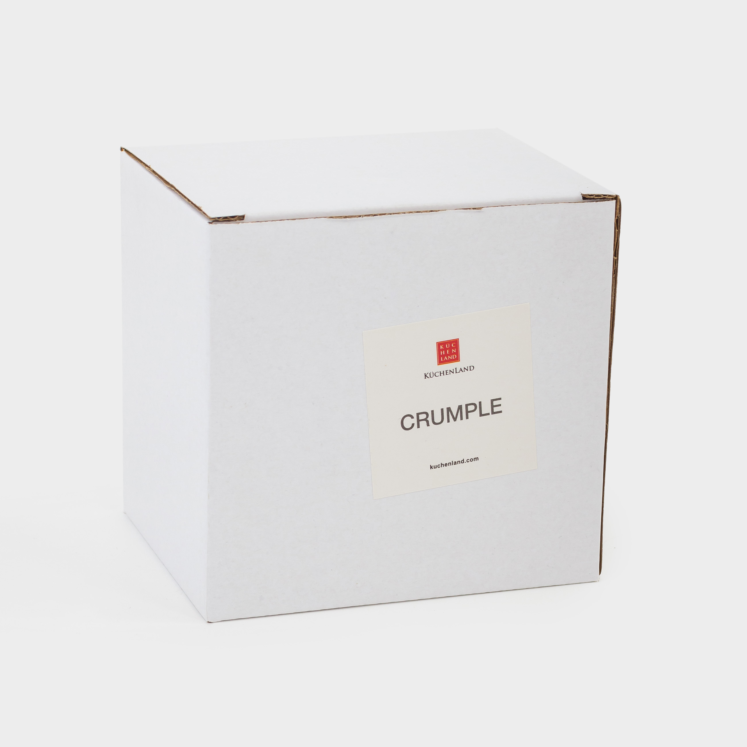 Шкатулка для украшений, 11х9 см, керамика, молочная, Мятый эффект, Crumple, image-3