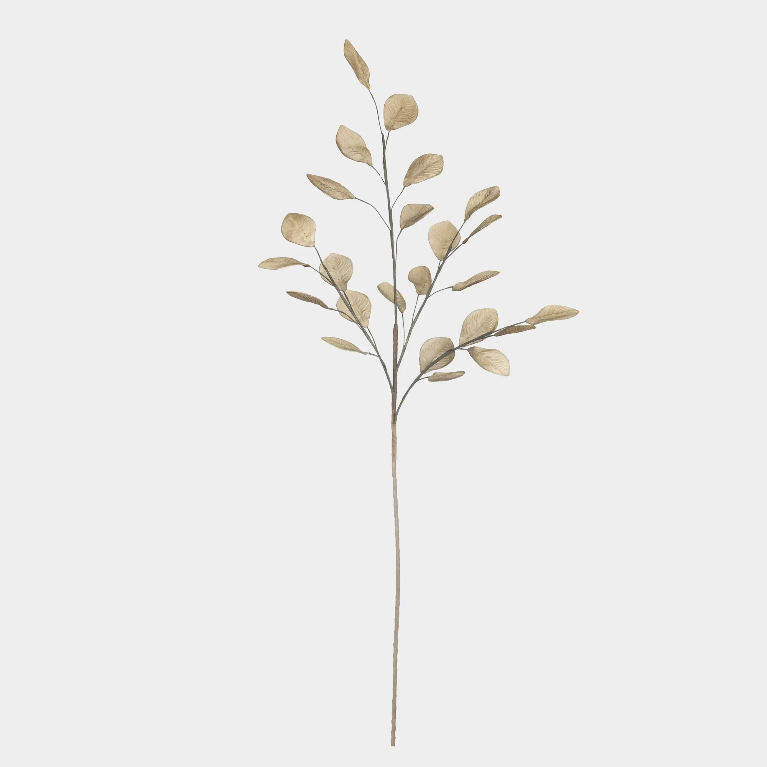 Ветка декоративная, 1,1 м, пластик/бумага, Листья, Broadleaf decor