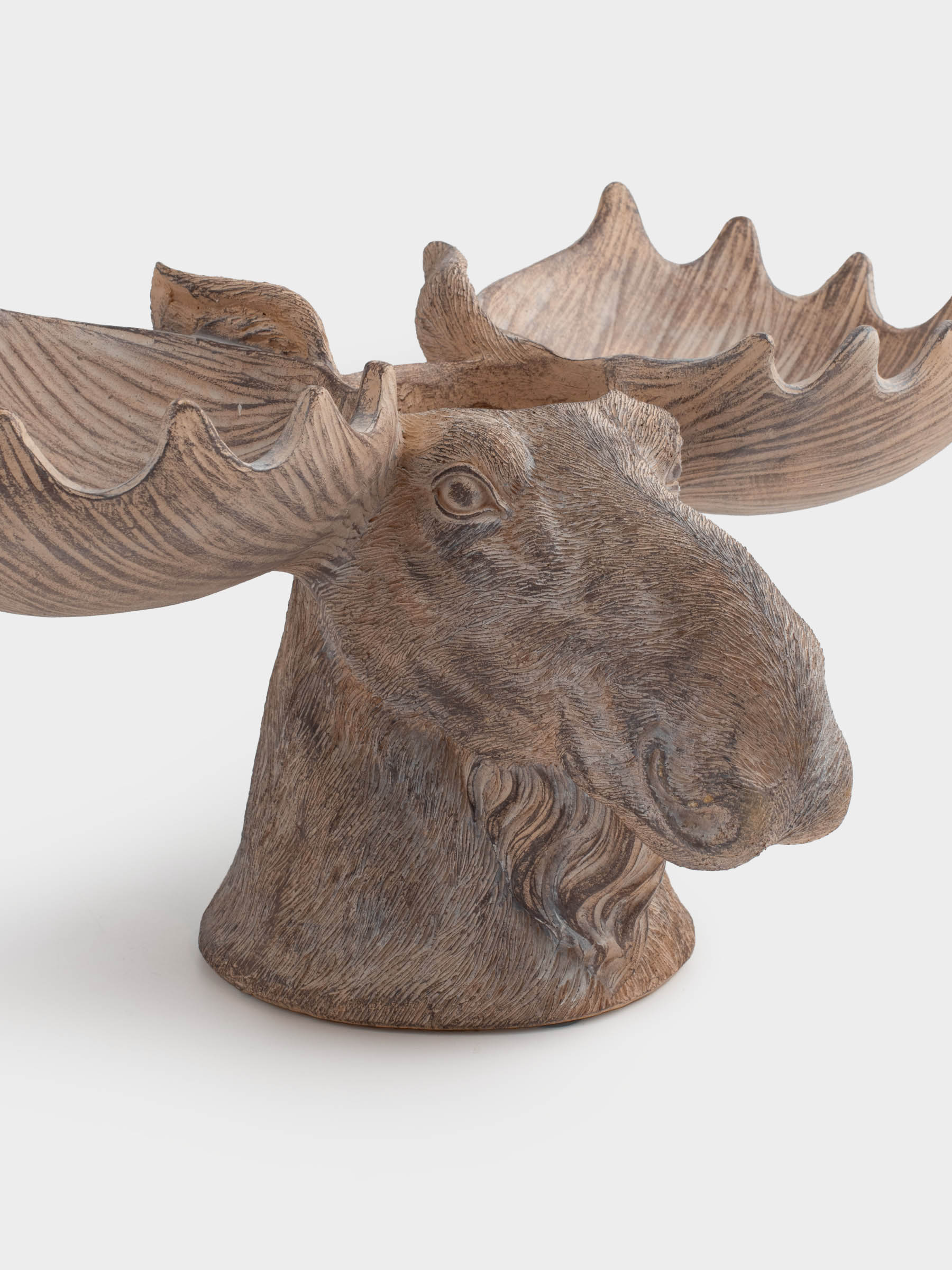 Бөлімі бар тәрелке, 26х см, 3 бөлім, керамика, қоңыр, Бұлан, Moose story, image-3