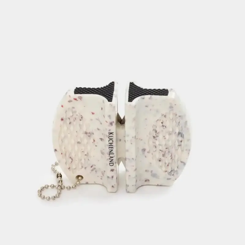 Точило для ножей, 7 см, пластик/сталь, молочное, Accessories ,image-0
