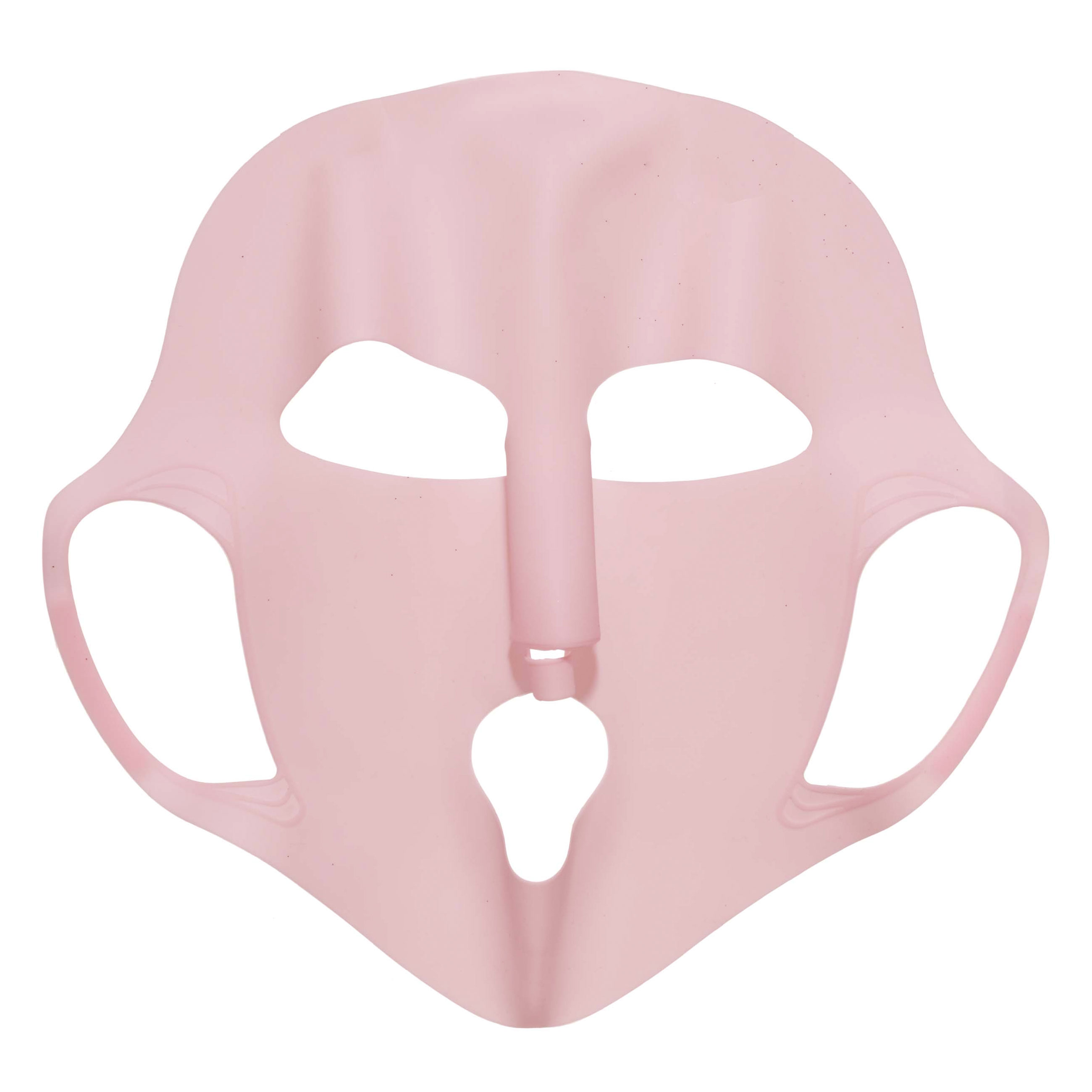 Бетке арналған косметикалық маска, 28х22 см, көп рет қолданылатын, силикон, қызғылт изображение № 2
