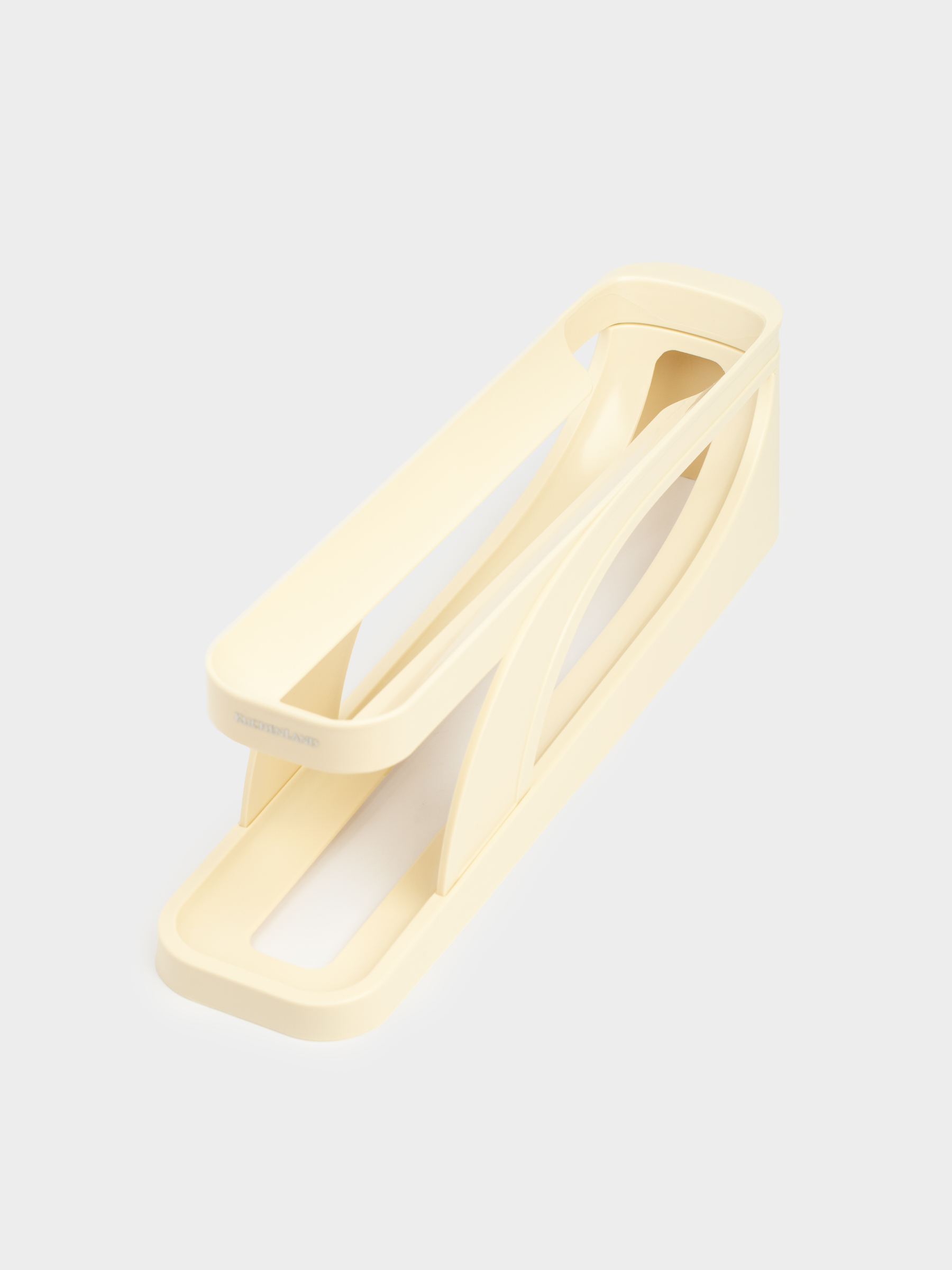 Жұмыртқаға арналған органайзер, 36х11 см, тоңазытқышқа арналған, 2 деңгейлі, пластик, сүт түстес, Regular, image-4