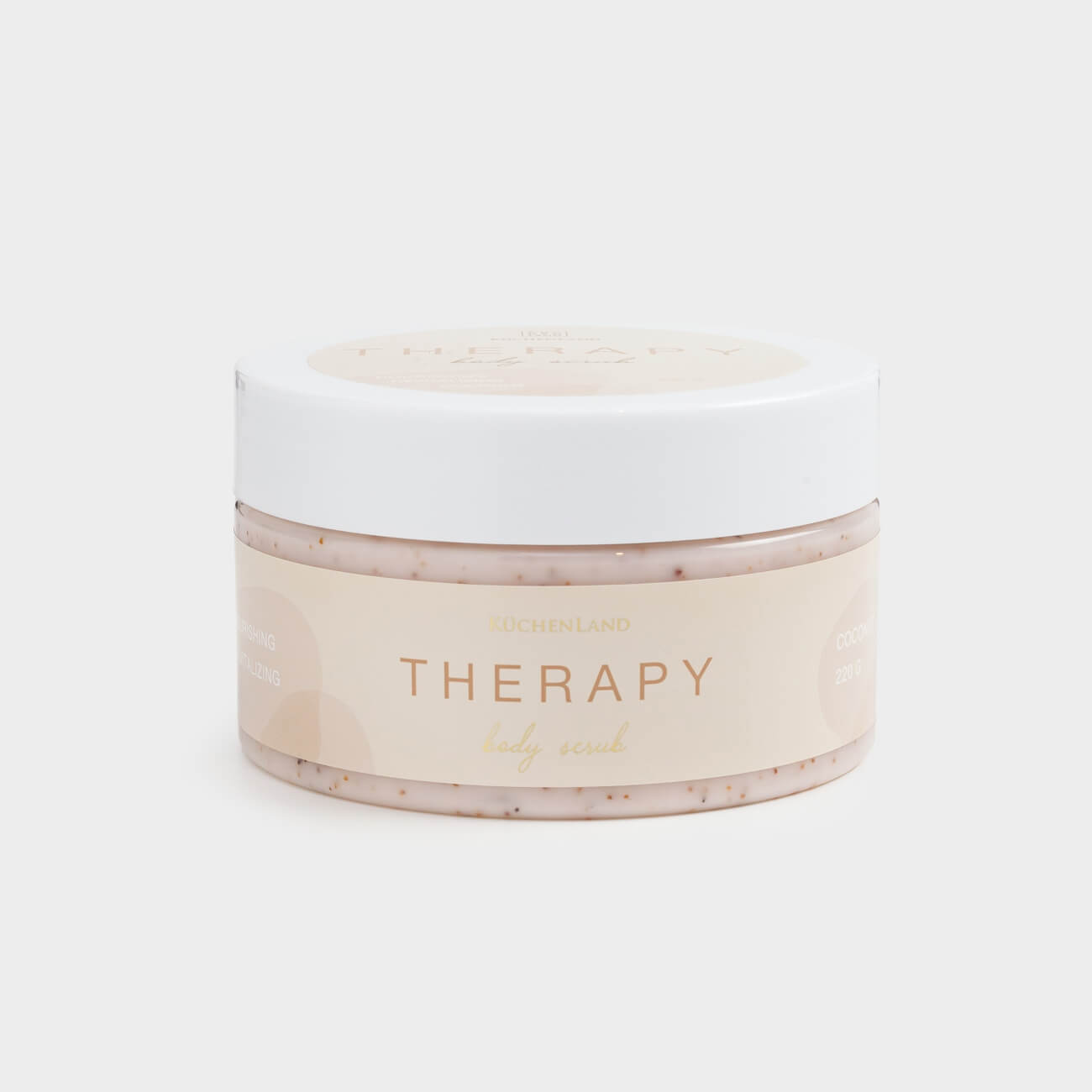 Денеге арналған скраб, 220 г, нәрлендіреді, Кокос, Therapy, image-0