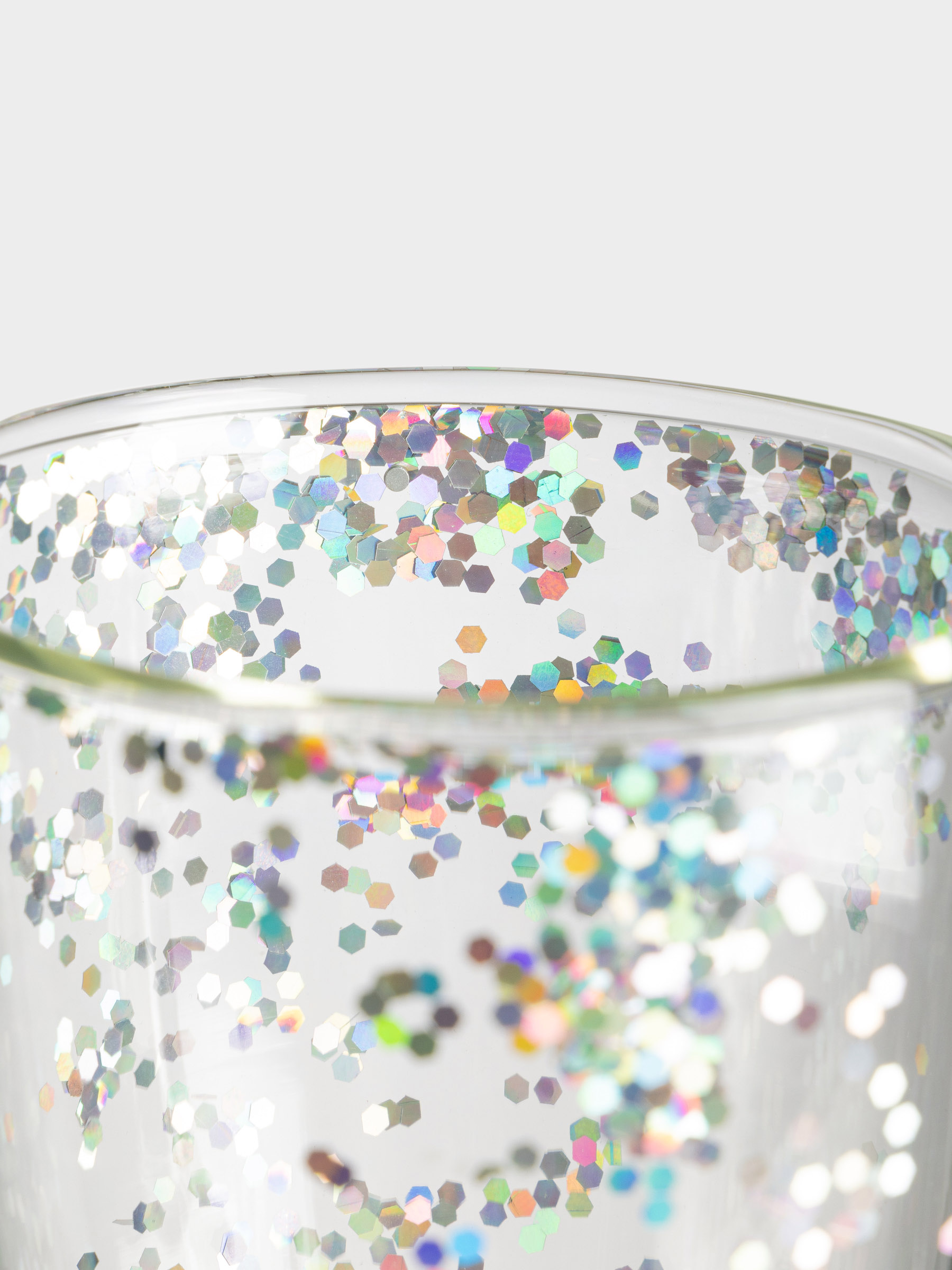Шыныаяқ, 290 мл, 2 дана, шыны Б, күміс секвинтками, Air sparkly, image-2