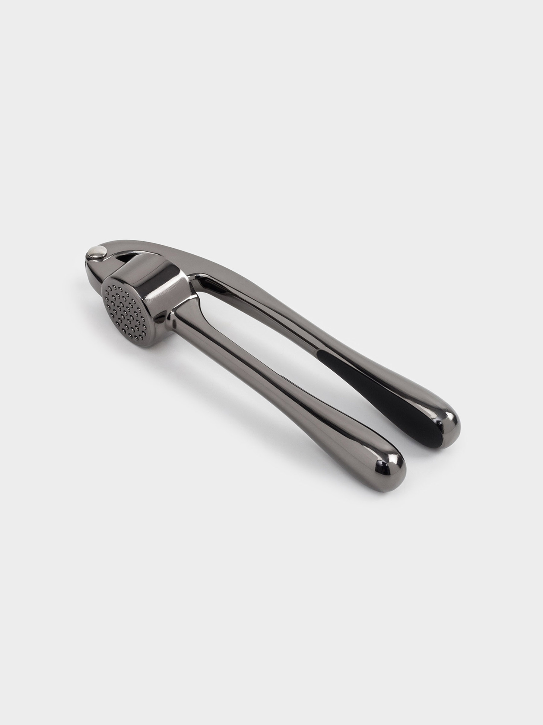 Пресс для чеснока, 17 см, металл/пластик, темно-серый, Titanium, image-2