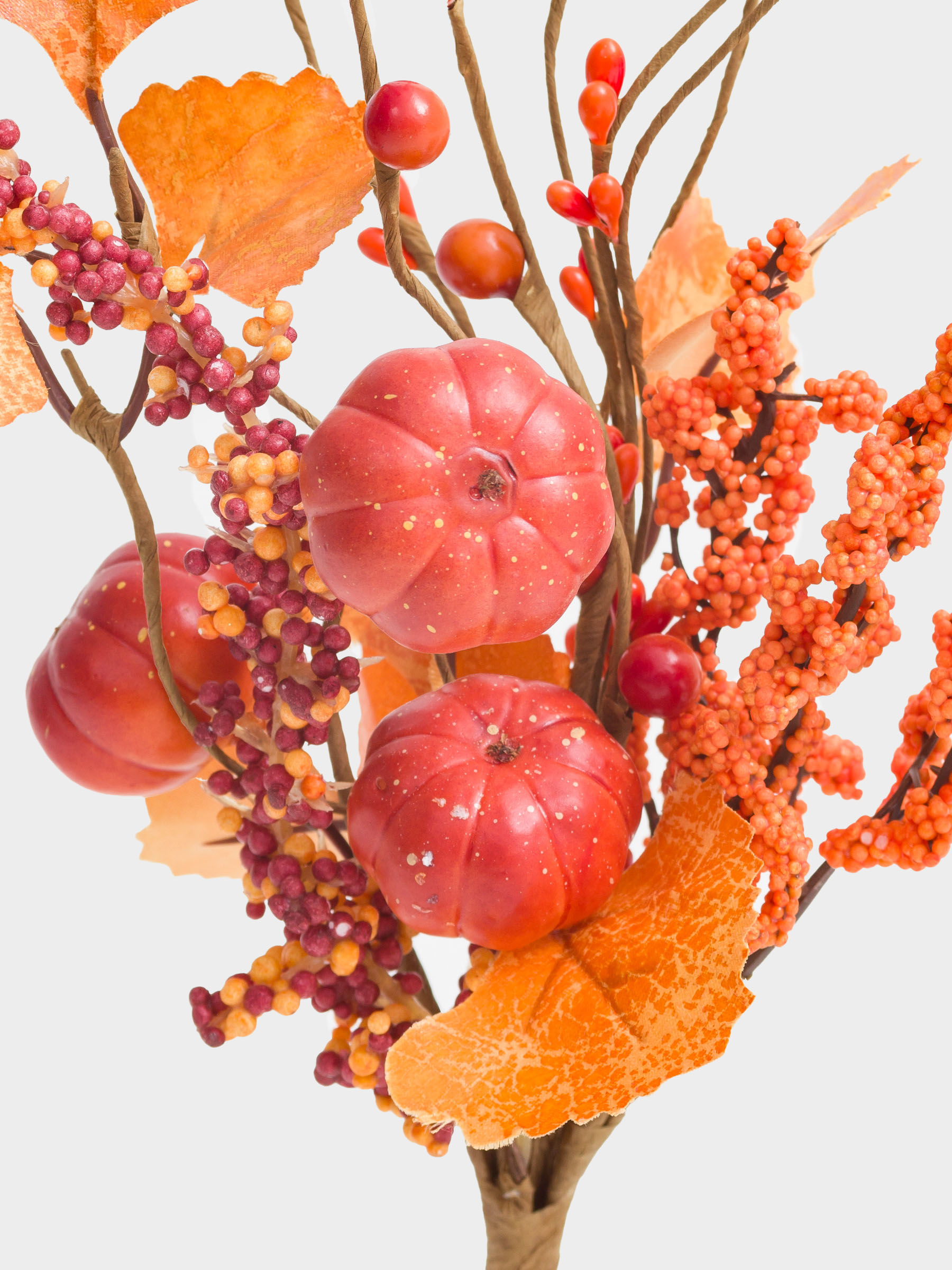 Сәндік бұтақ, 25 см, көбік/полиэстер, Күзгі гүл шоғы, Forest symphony decor, image-3