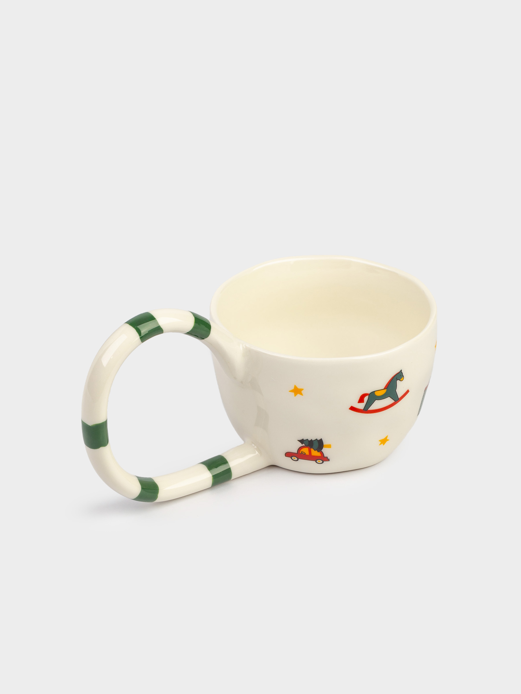 Саптыаяқ, 300 мл, фарфор N, ақ-жасыл, Жаңа жылдық микс, Christmas, image-1