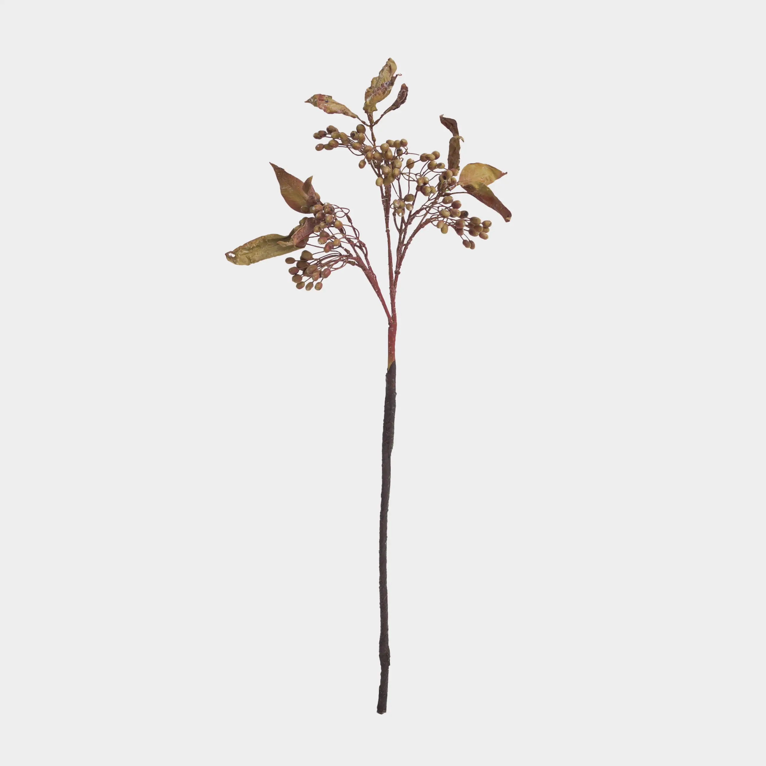 Ветка декоративная, 94 см, полиэтилен/бумага, Осенние ягоды, Colors autumn decor