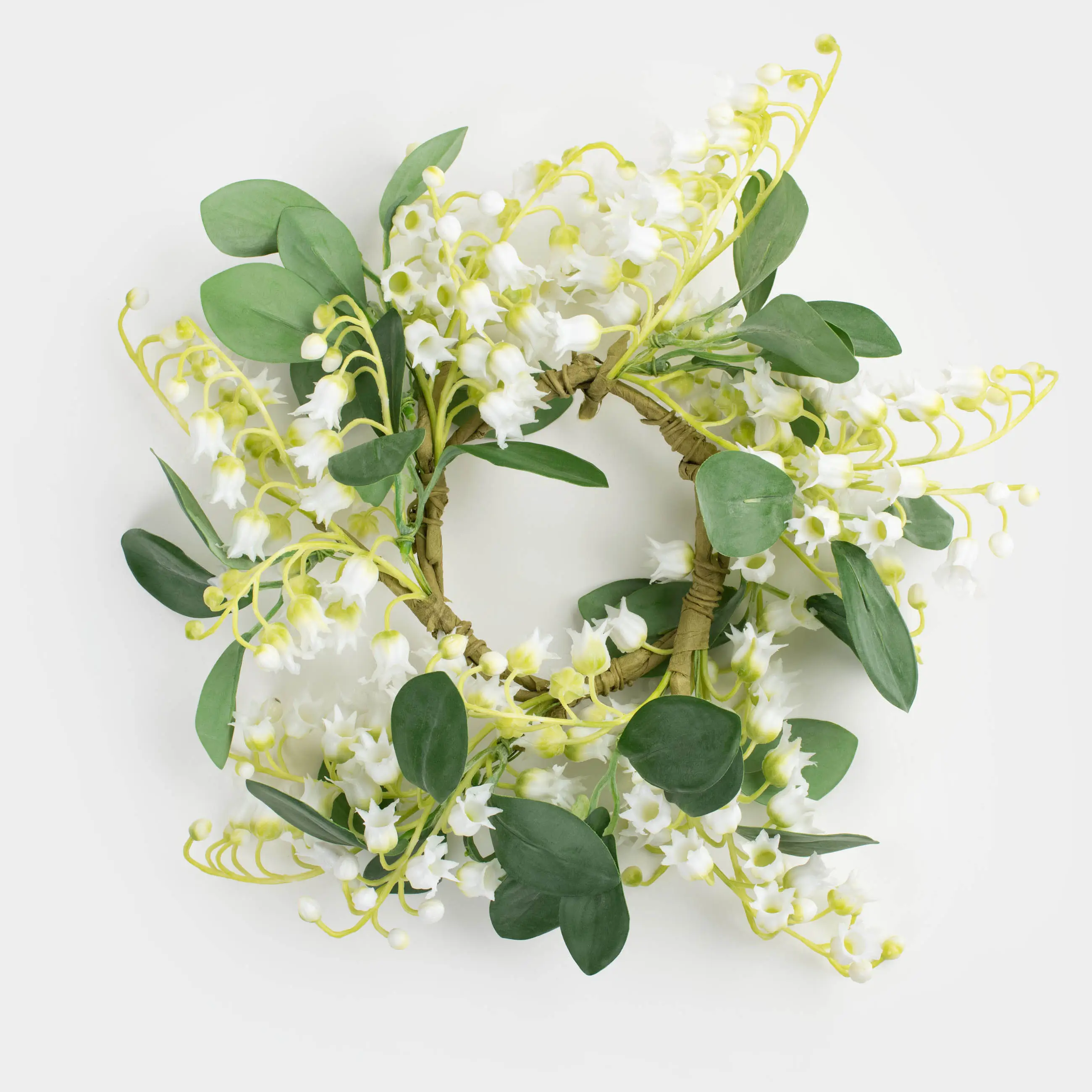Сәндік гүл шоғы, 9/26 см, пластик, Алқаптың ақ лалагүлдері, May-lily