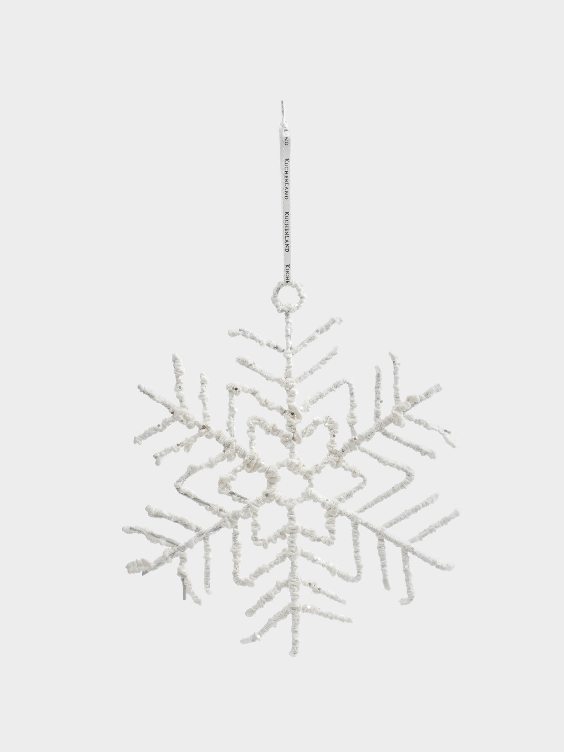 Сәндік әшекей, 25х28 см, пластик, күміс, Қар ұшқыны, Figure sparkle, image-3