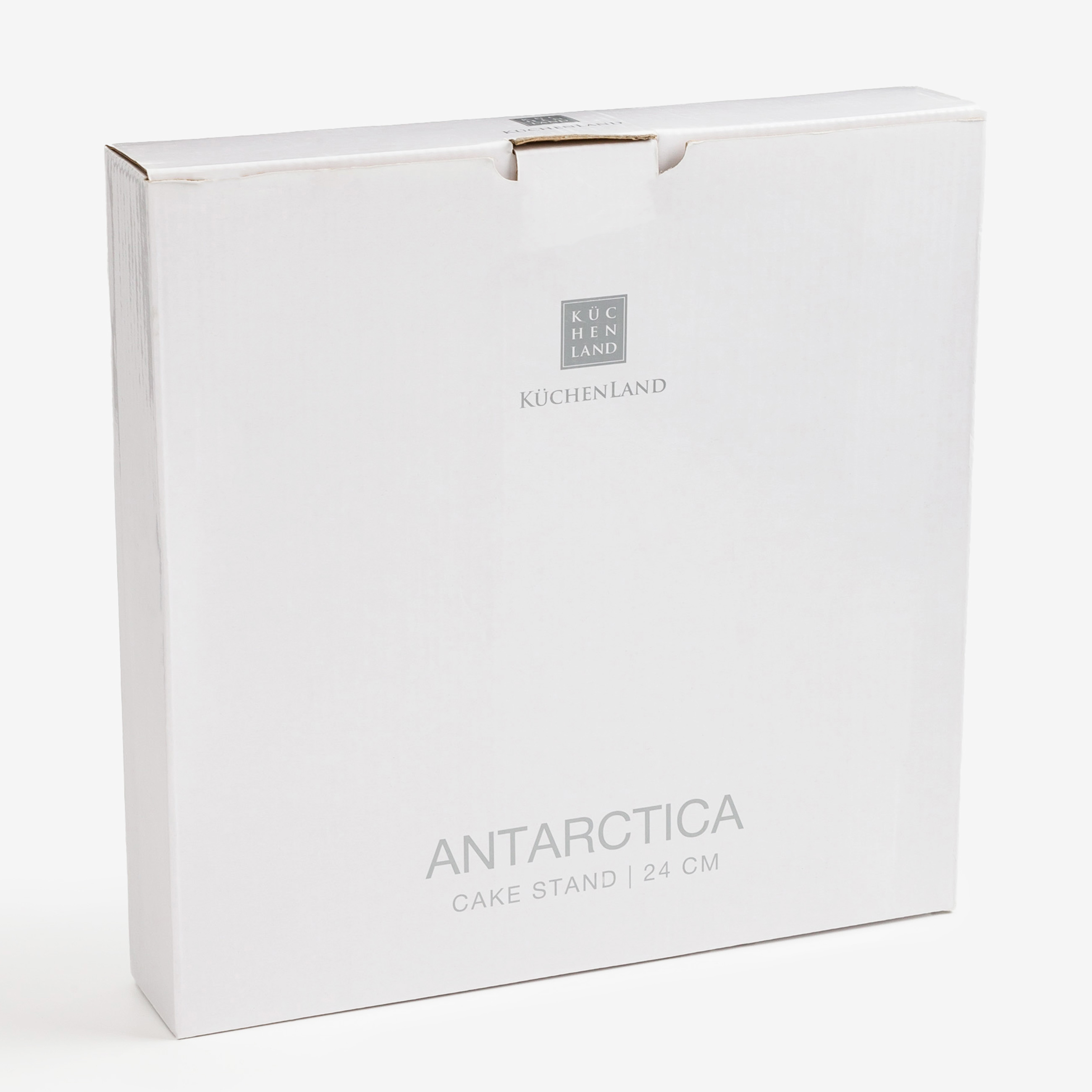 Подставка для пирожных, 26х18/24 см, 2 яруса, фарфор F/металл, белая, Antarctica, image-5