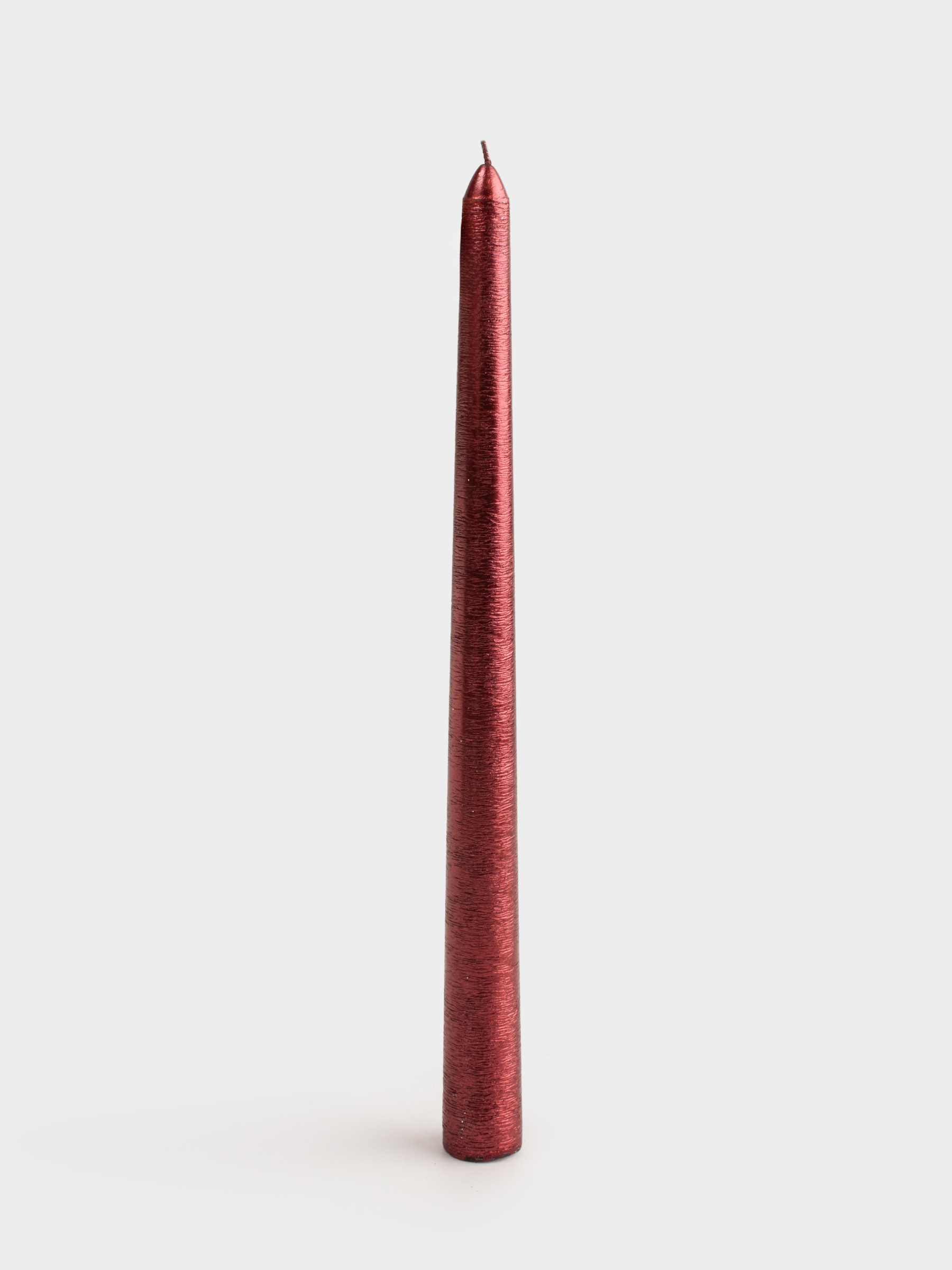 Свеча, 25 см, 2 шт, тонкая, красная, Galore candle, image-1