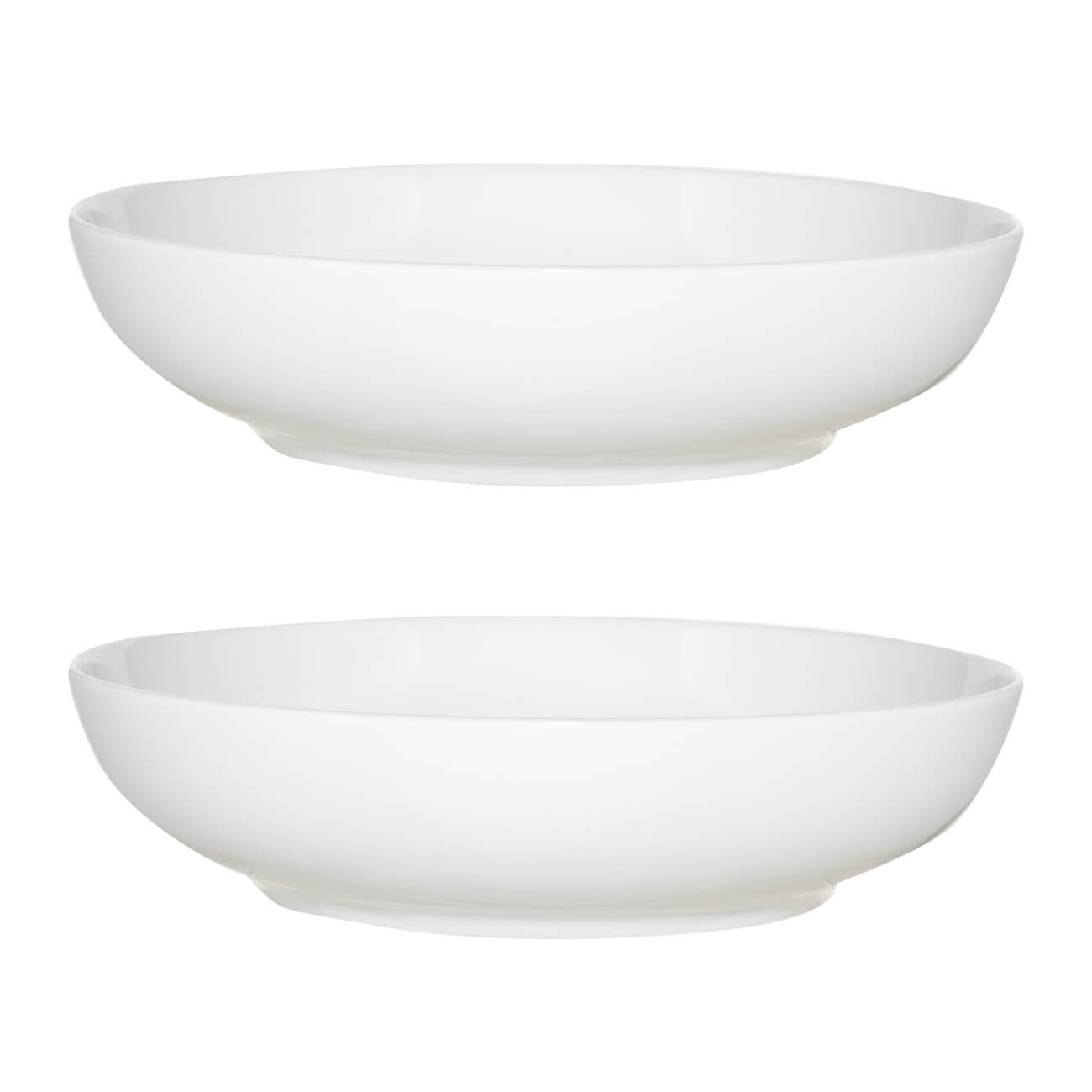 Тарелка суповая, 20х5 см, 2 шт, фарфор F, белая, Ideal white, image-0