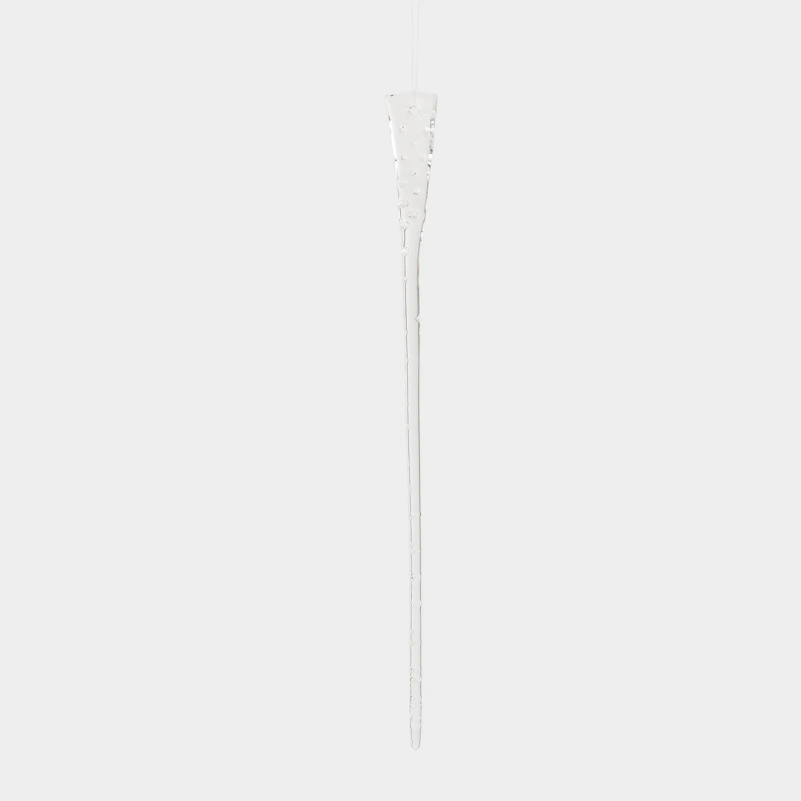 Игрушка елочная, 18 см, стекло, Сосулька, Figure sparkle