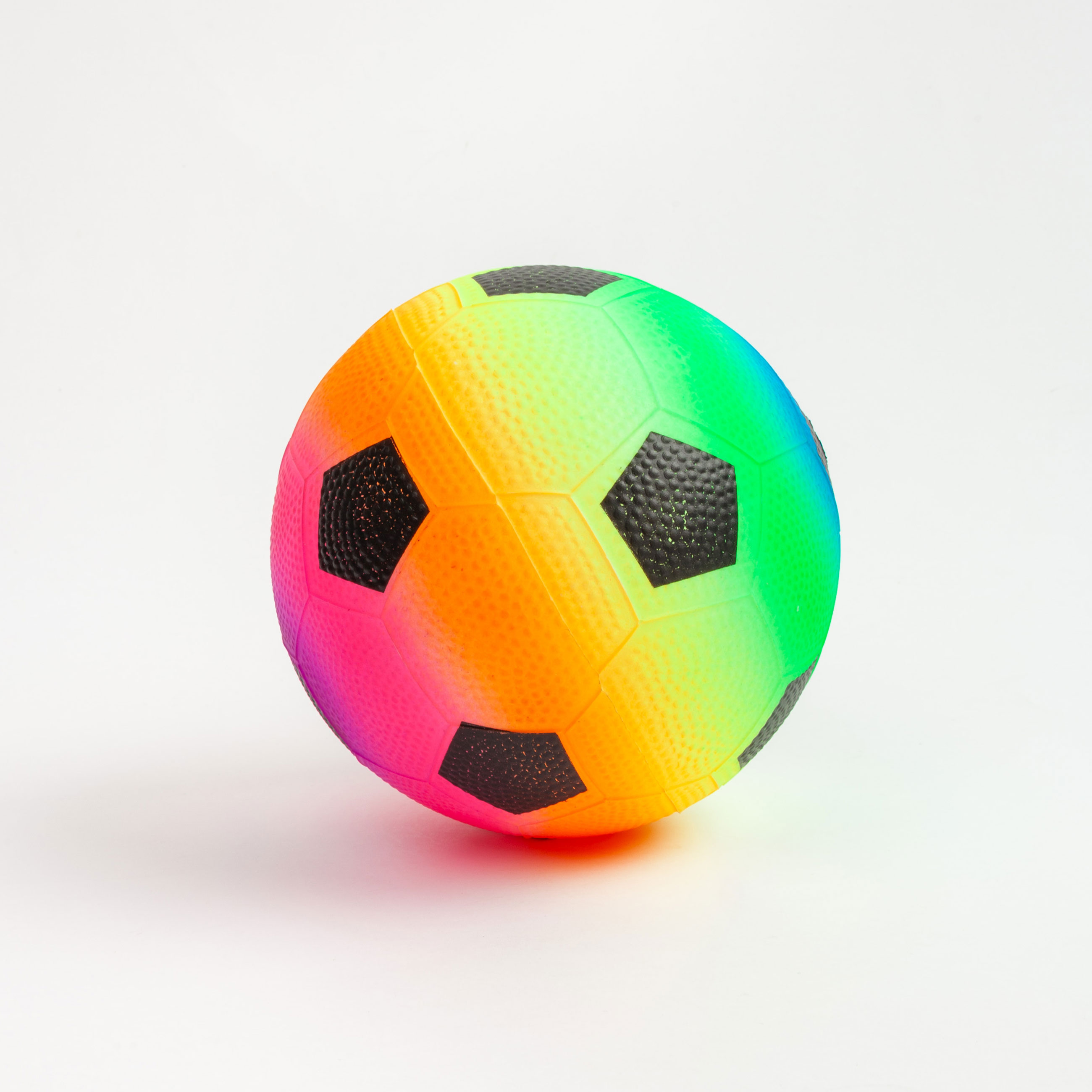 Мяч, 14 см, ПВХ, неоновый, Футбол, Game Neon, image-0