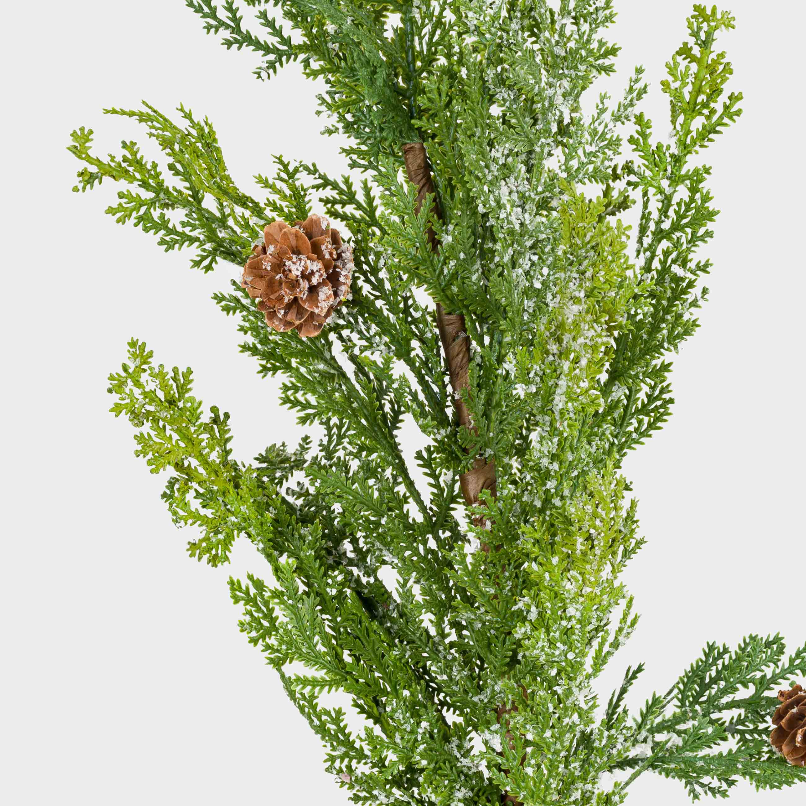 Ветка декоративная, 77 см, полиэтилен, Ветка с шишками, Conifer decor, image-3