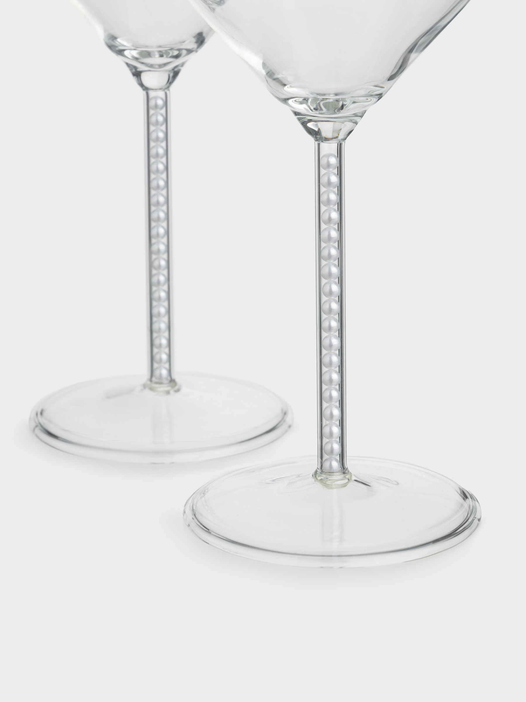 Шарап бокалы, 450 мл, 2 дана, інжу-маржаны бар, шыны/пластик, Crystal pearl, image-5