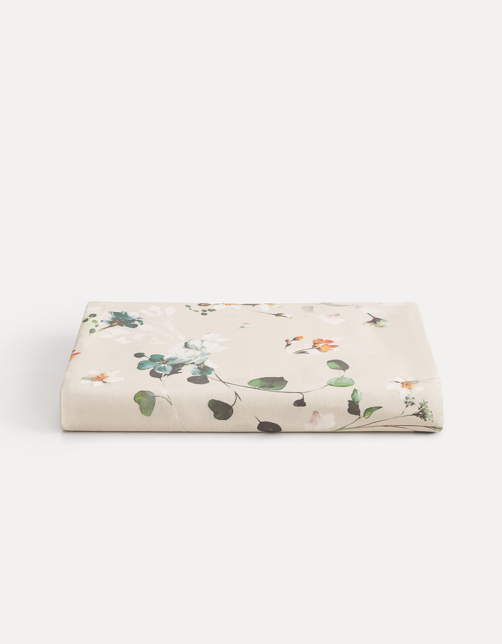 Скатерть, 170х250 см, хлопок, бежевая, Цветы, Wildflowers, image-0