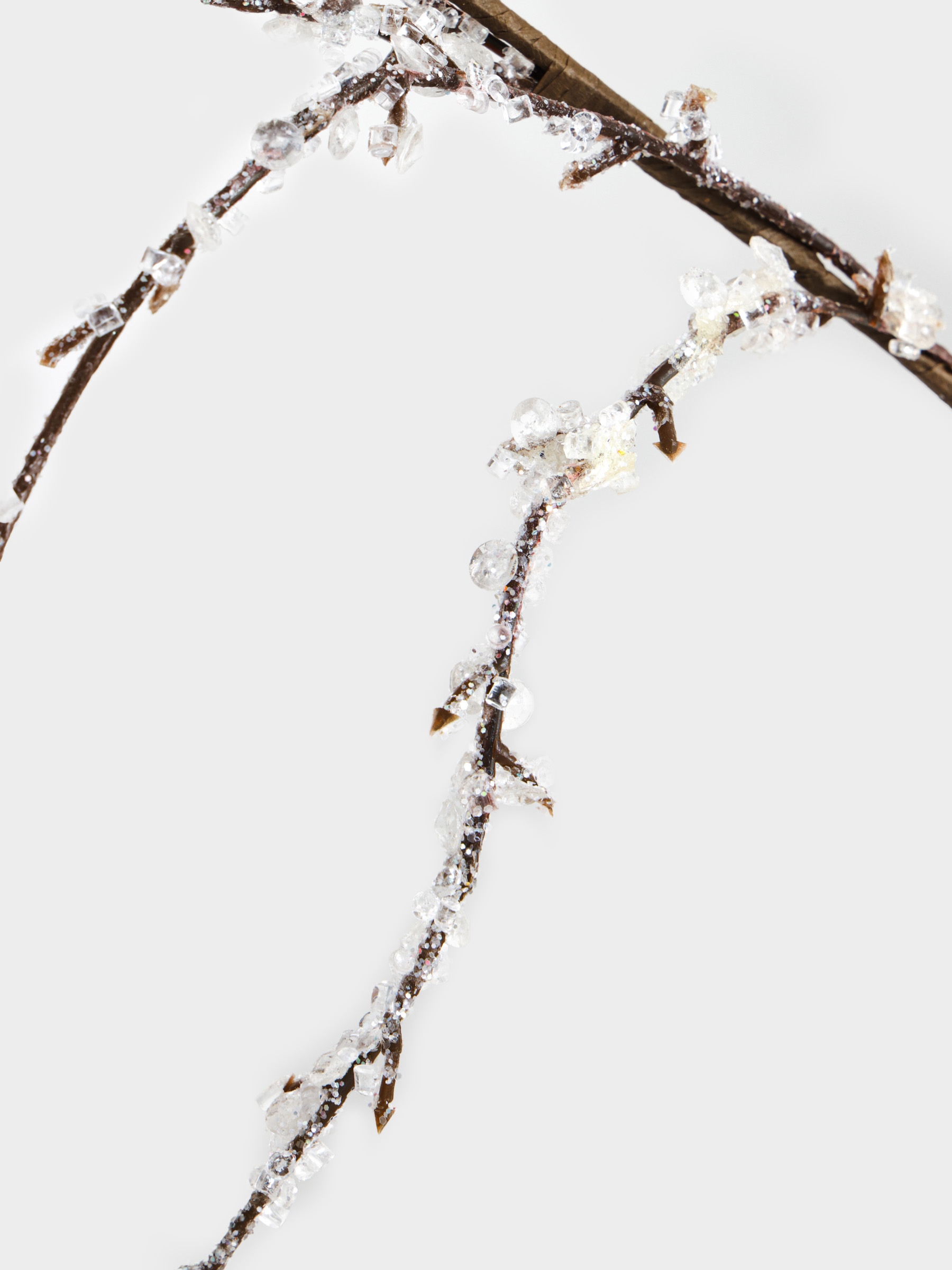Ветка декоративная, 65 cм, акрил/металл, Ледяная ветка, Crystal decor, image-4