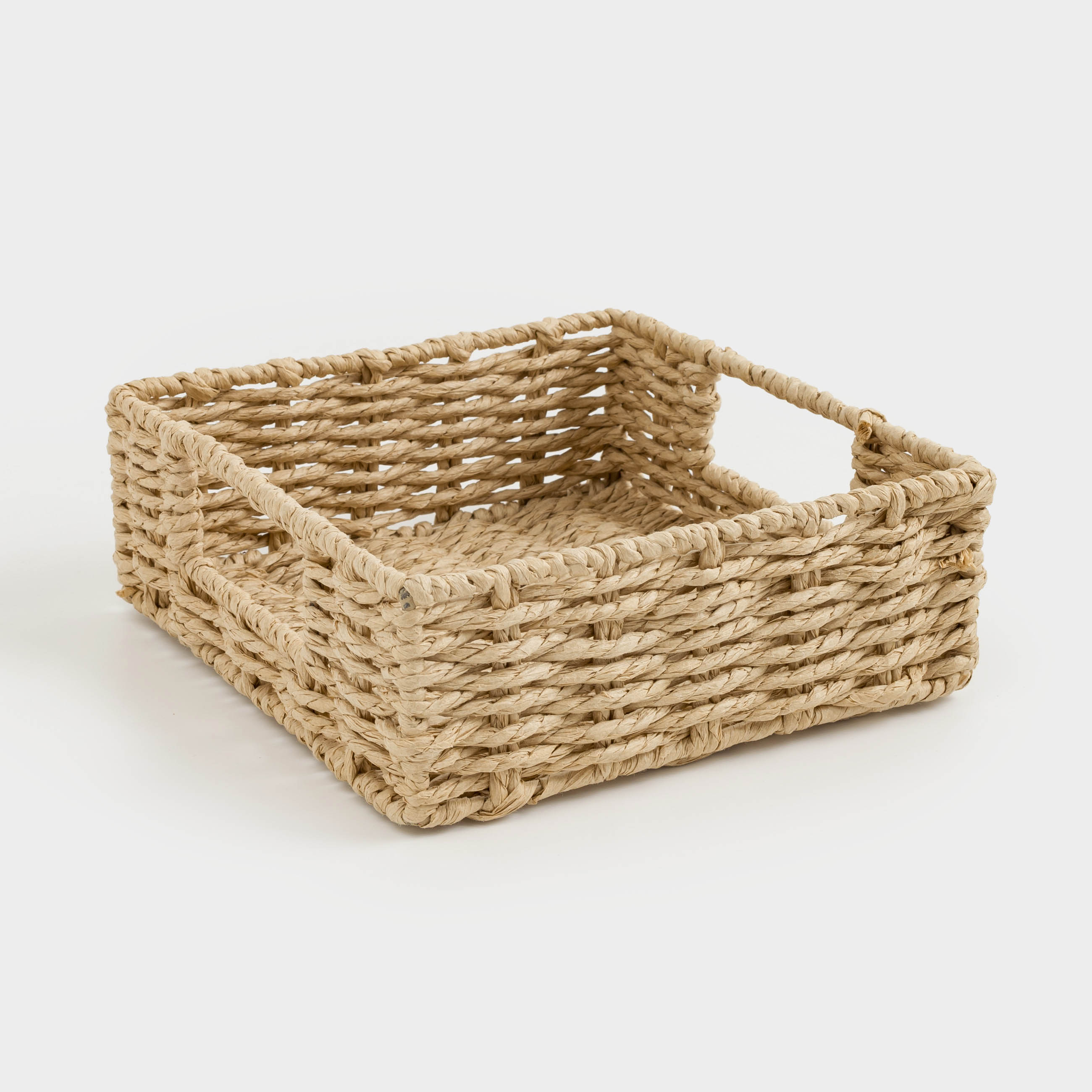 Корзина для салфеток, 18х18 см, плетеная, целлюлоза, квадратная, Braided, image-1